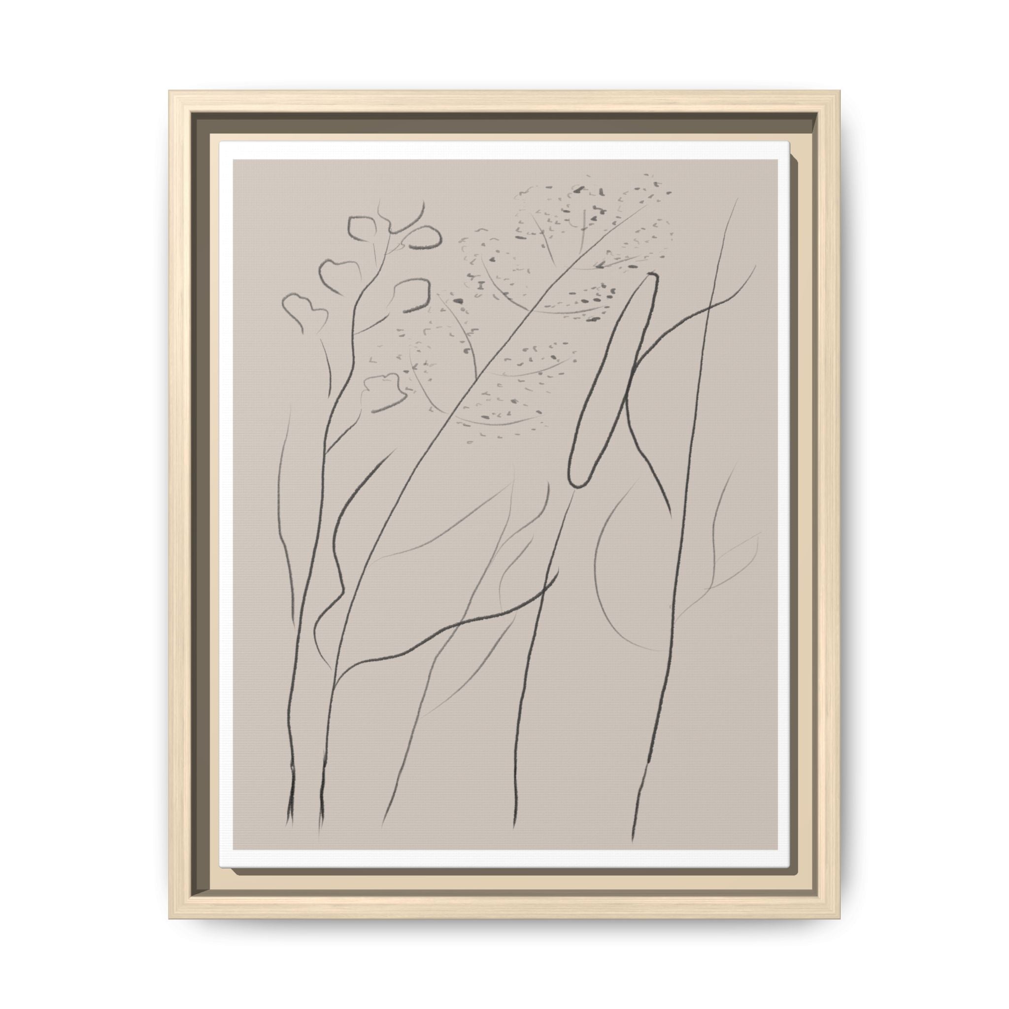 Quiet Woodland Traces - Framed