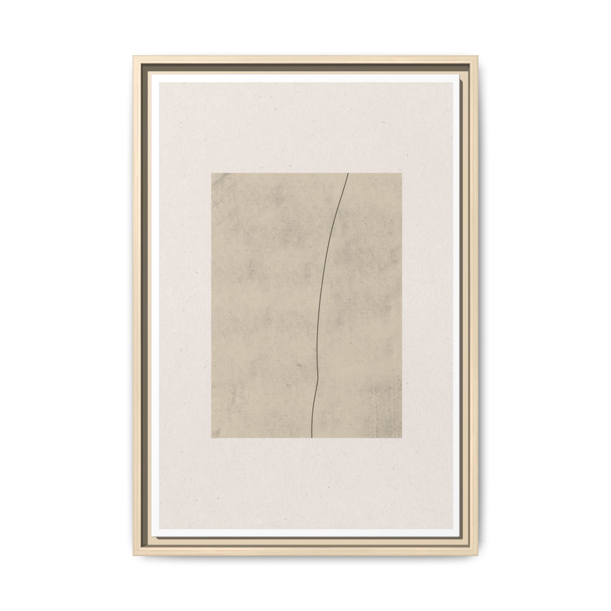 Quiet Contour Passage - Framed