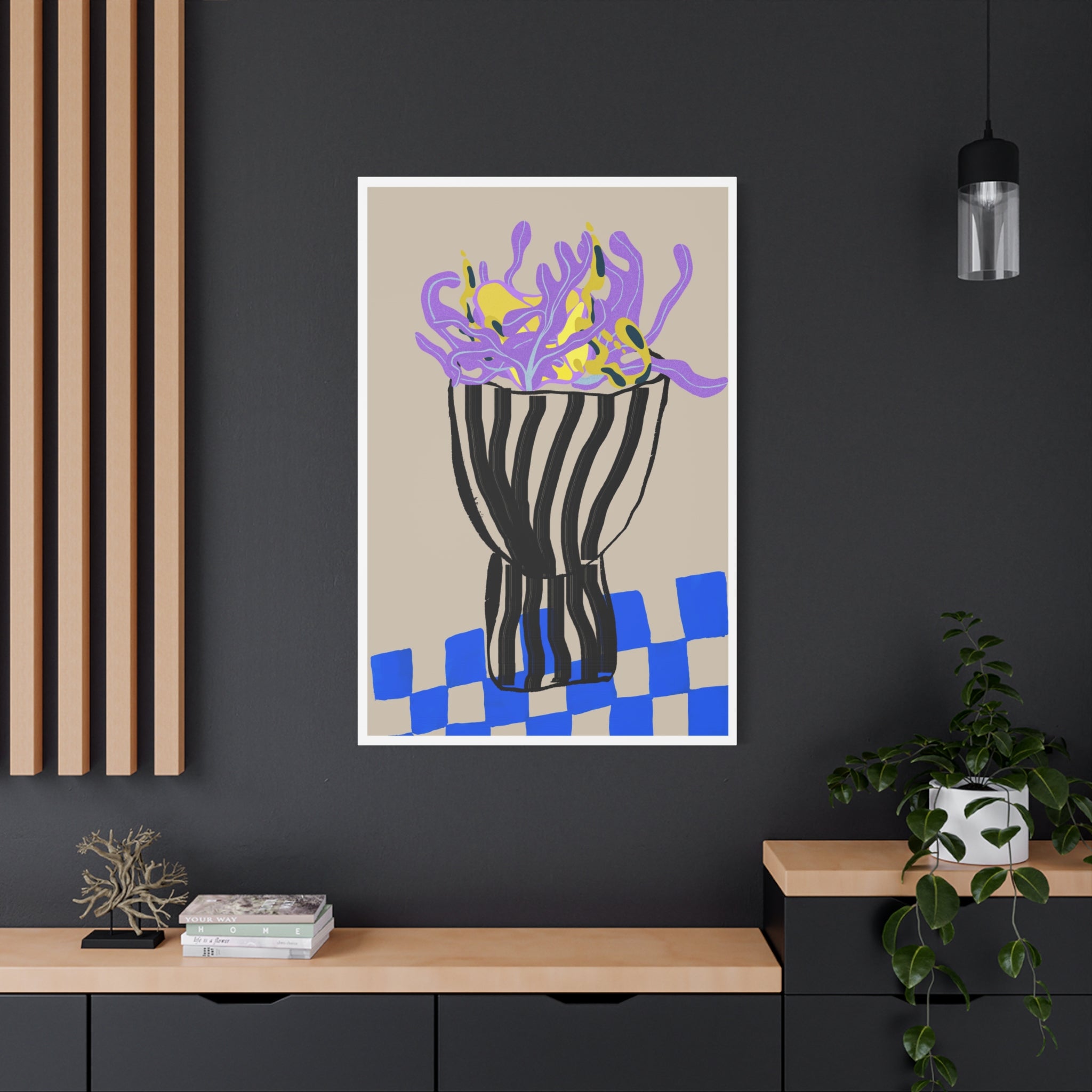 Lavender Coral Mirage - Canvas