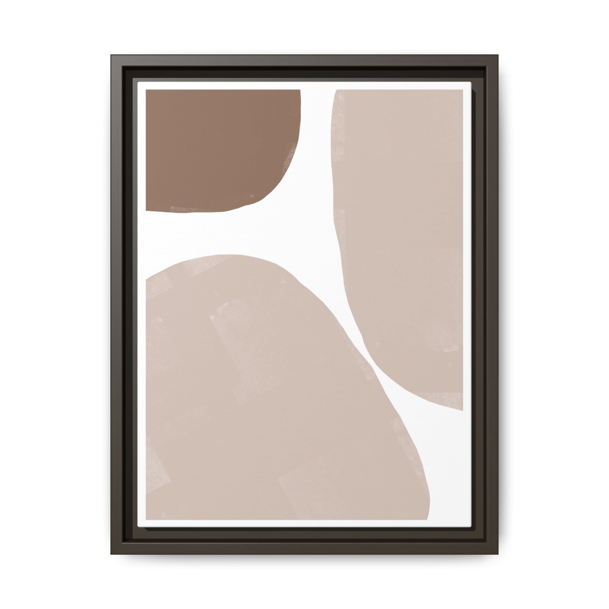 Muted Clay Horizons - Framed