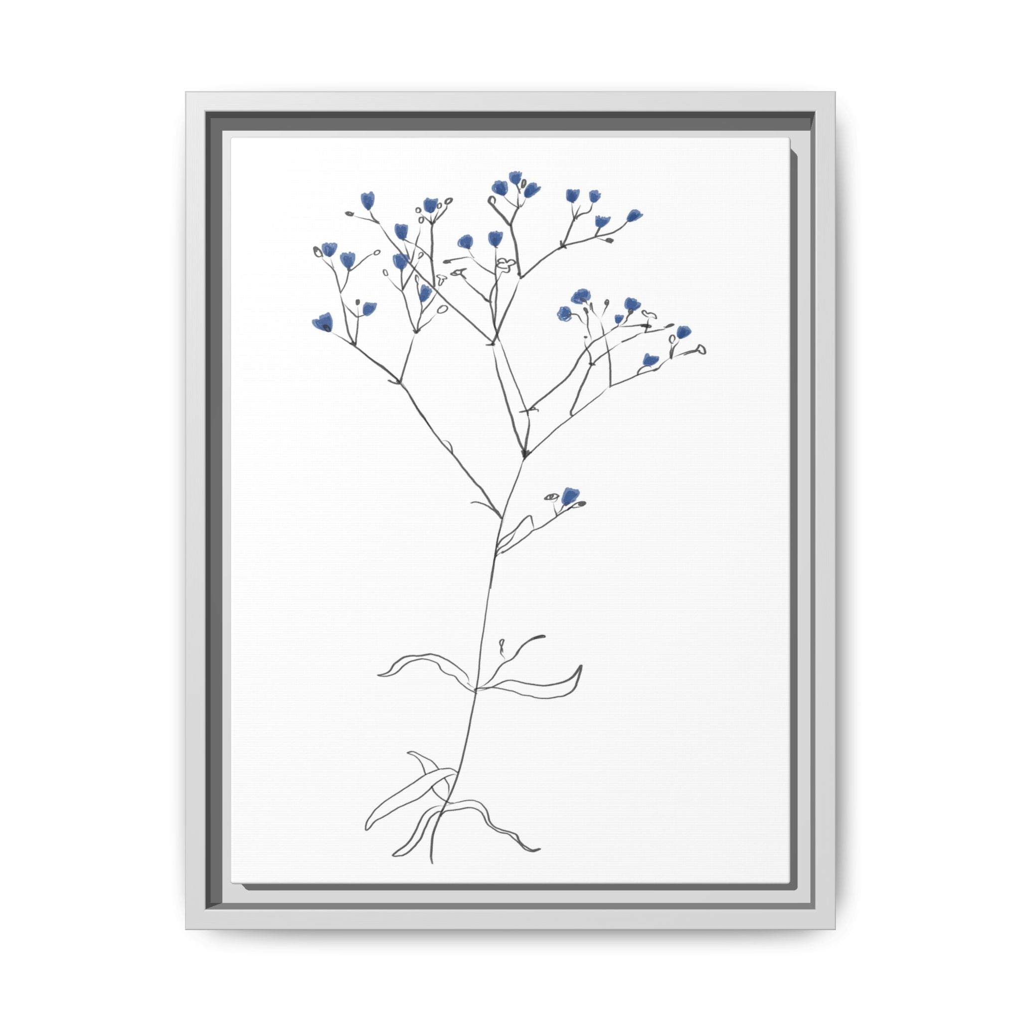 Blue Meadow Whisper - Framed