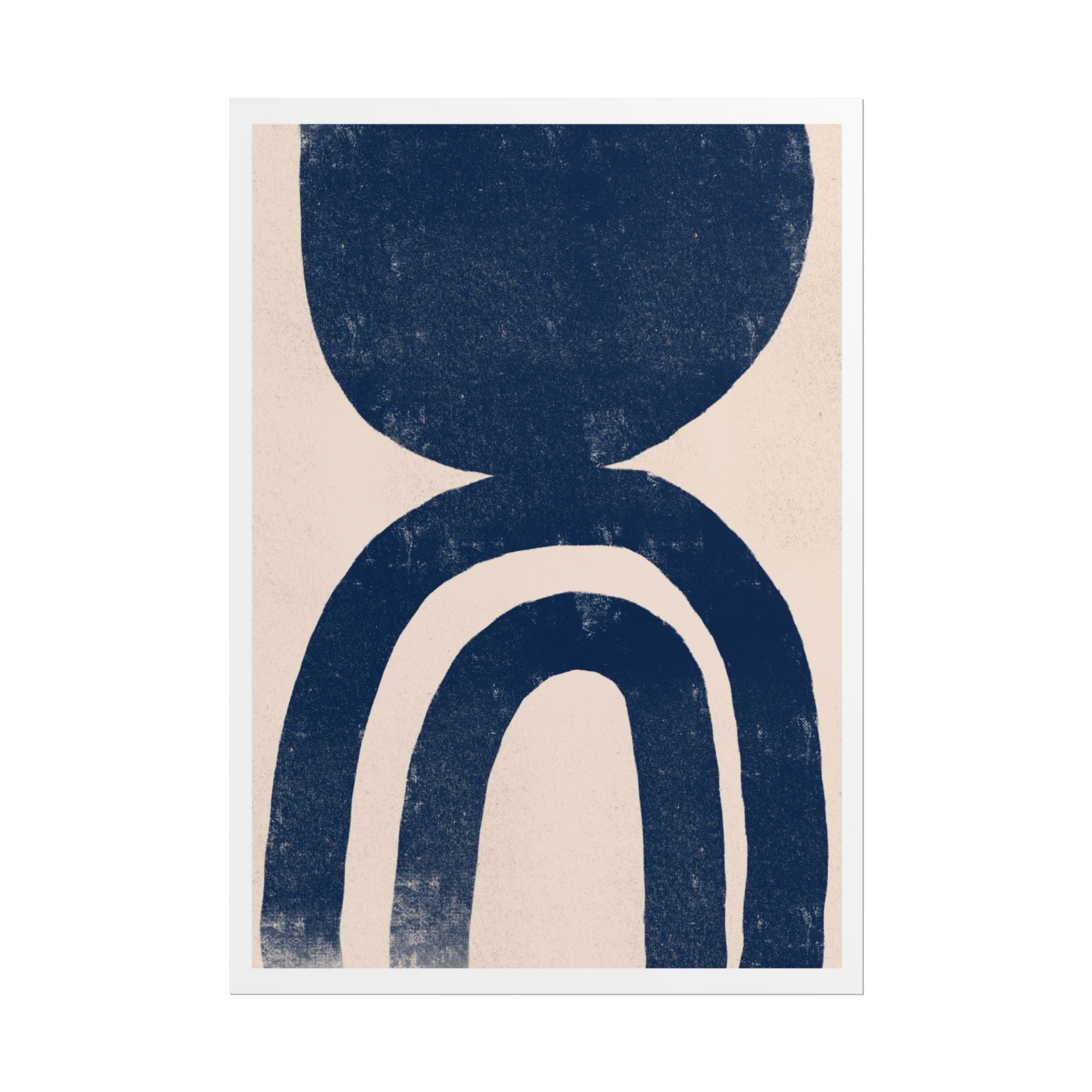 Indigo Arch Stillness - Poster