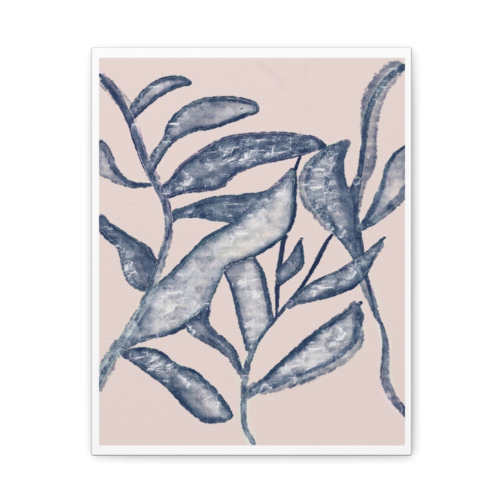 Moonlit Botanical Veil - Canvas