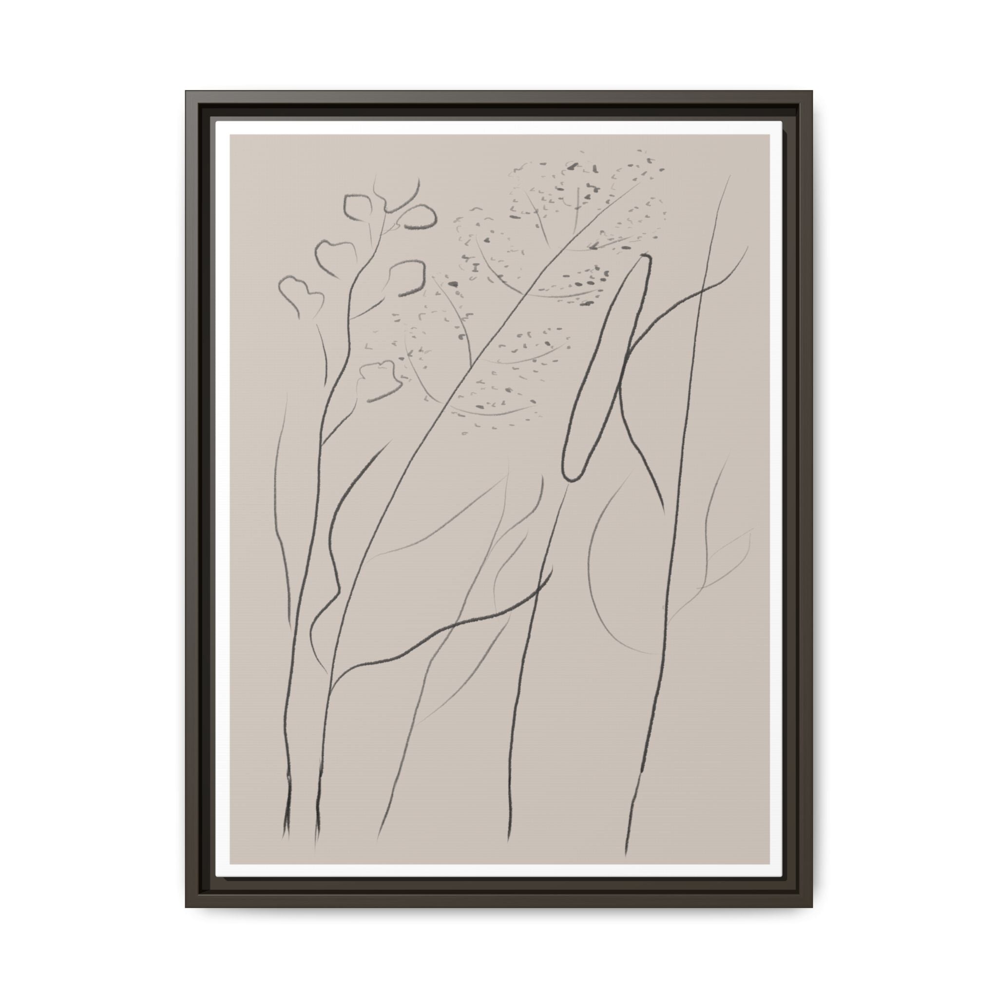 Quiet Woodland Traces - Framed