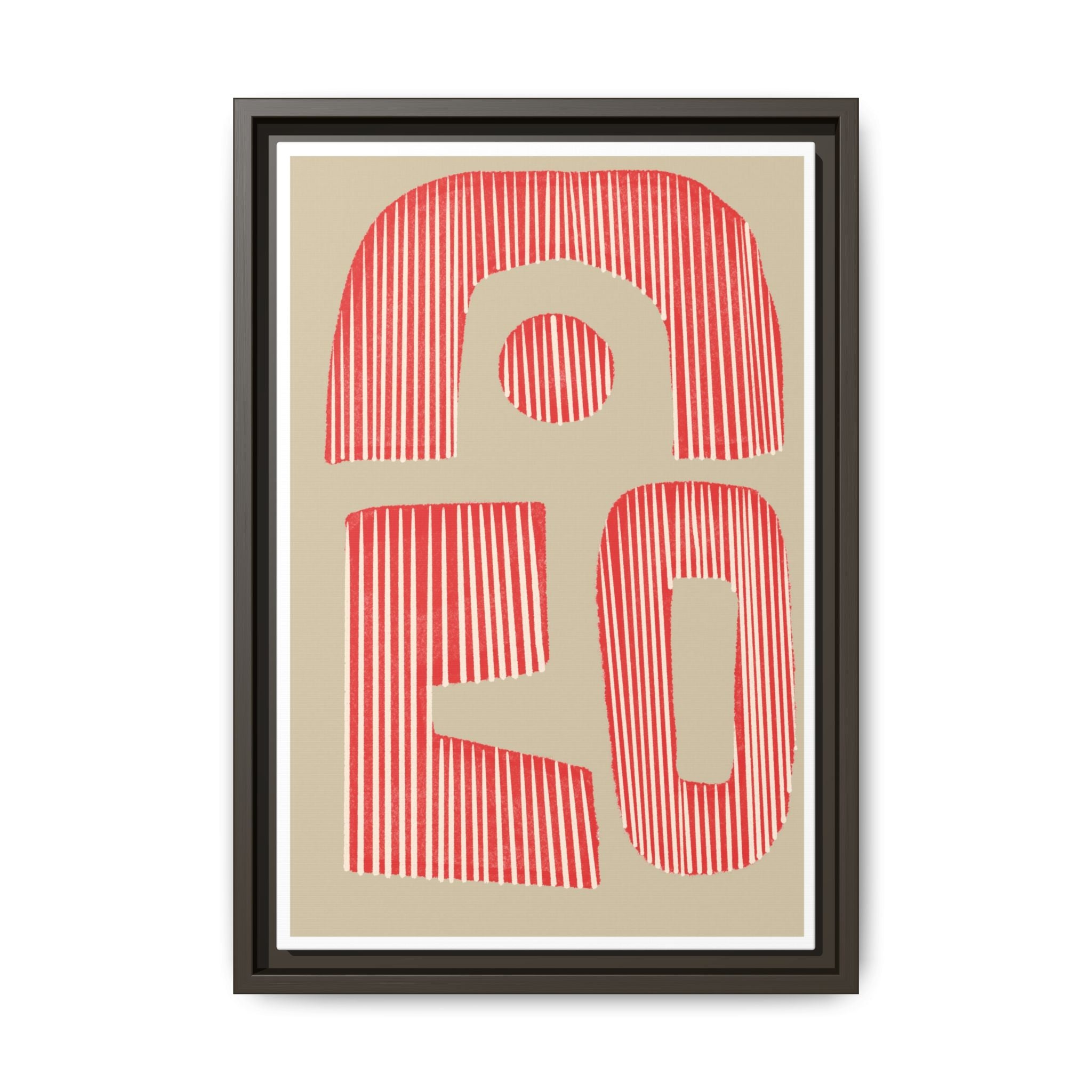 Coral Echo Forms - Framed