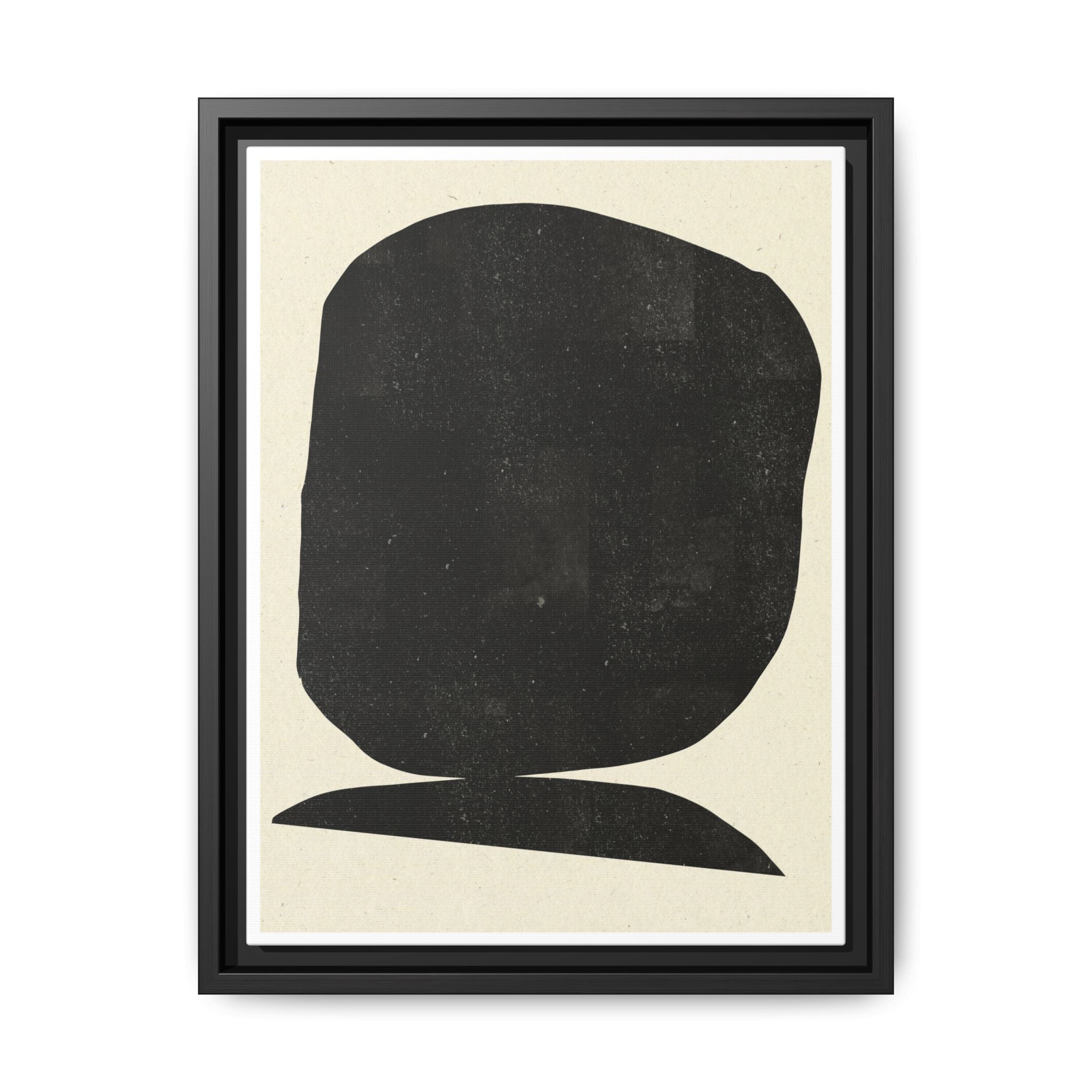 Midnight Monolith Whisper - Framed