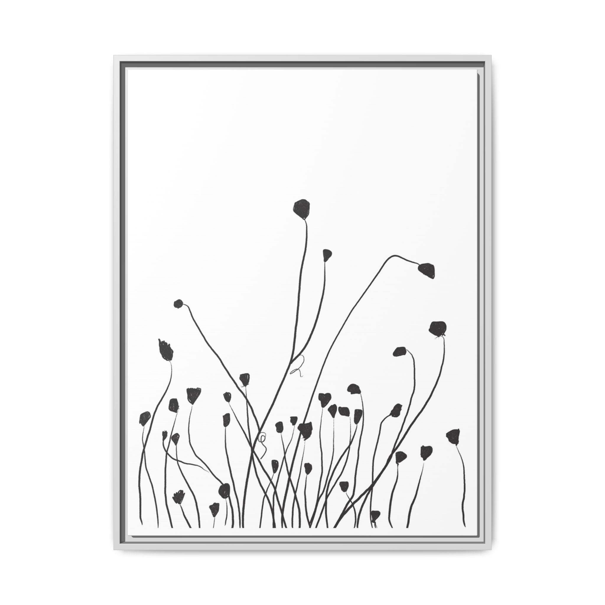 Silent Bloom Horizon - Framed