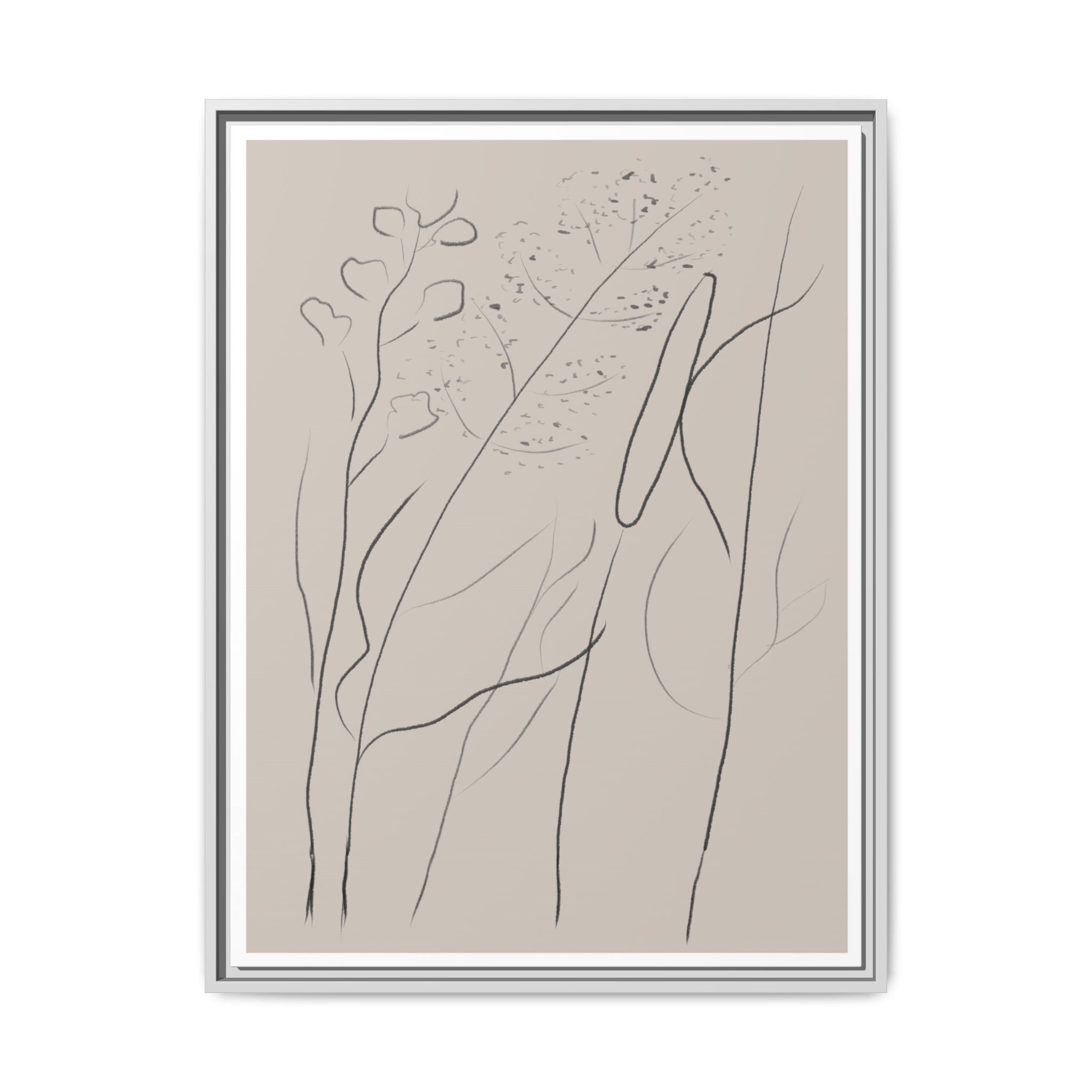 Quiet Woodland Traces - Framed