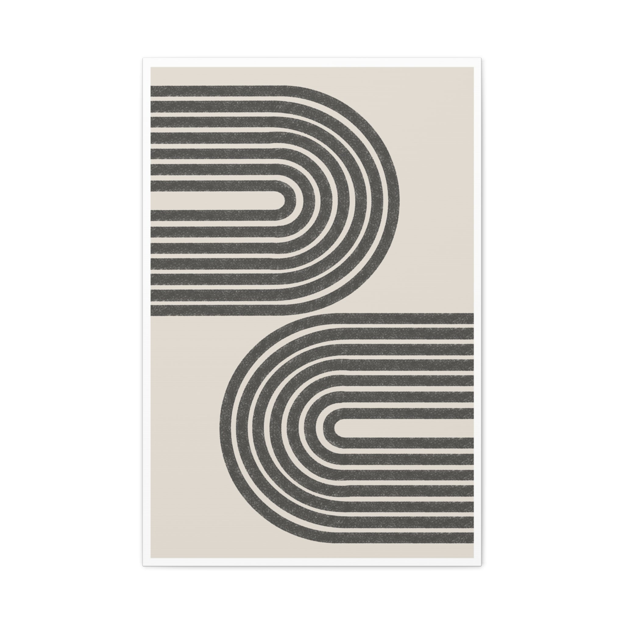 Twin Horizon Currents - Canvas