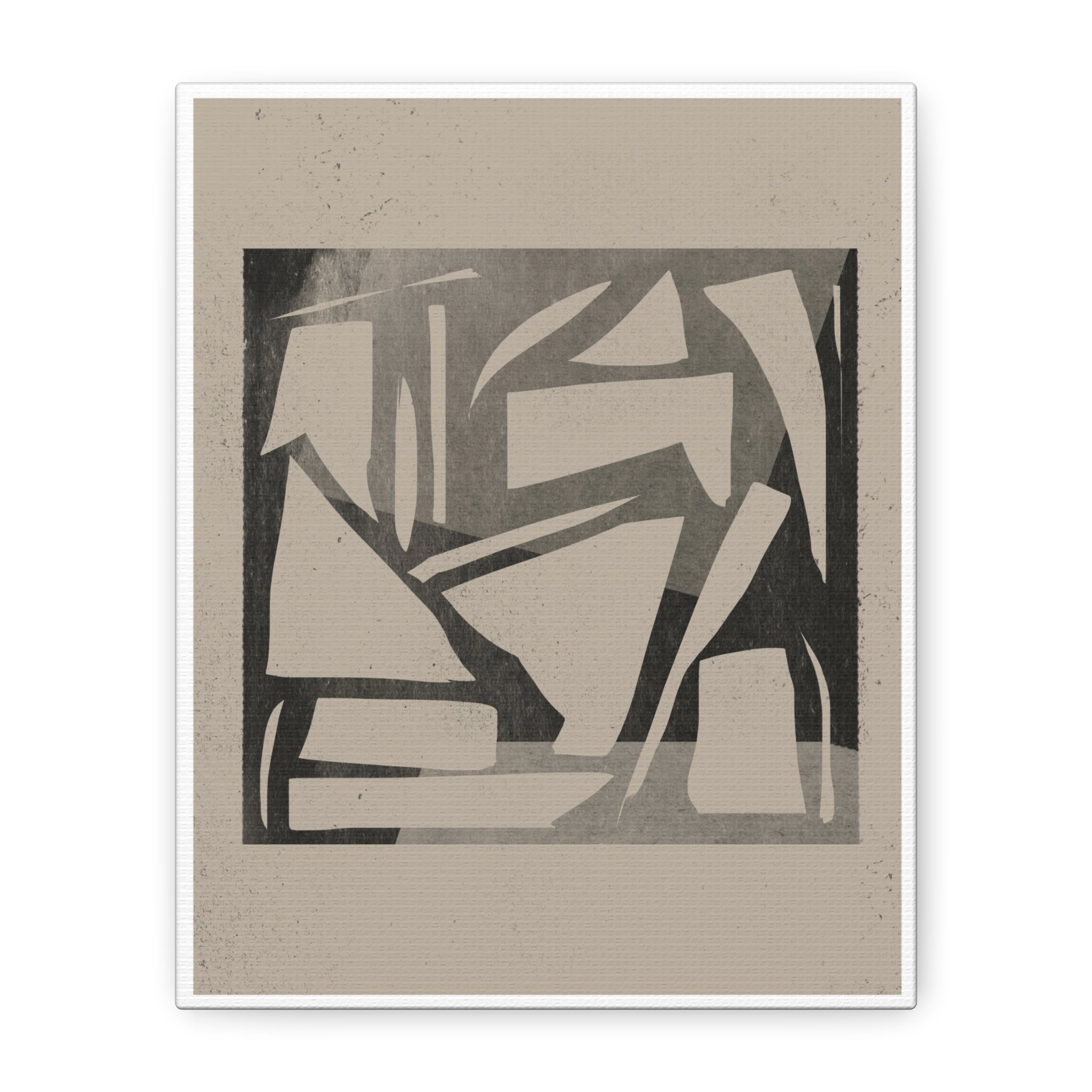 Shadow Fragment Rhythm Study - Canvas
