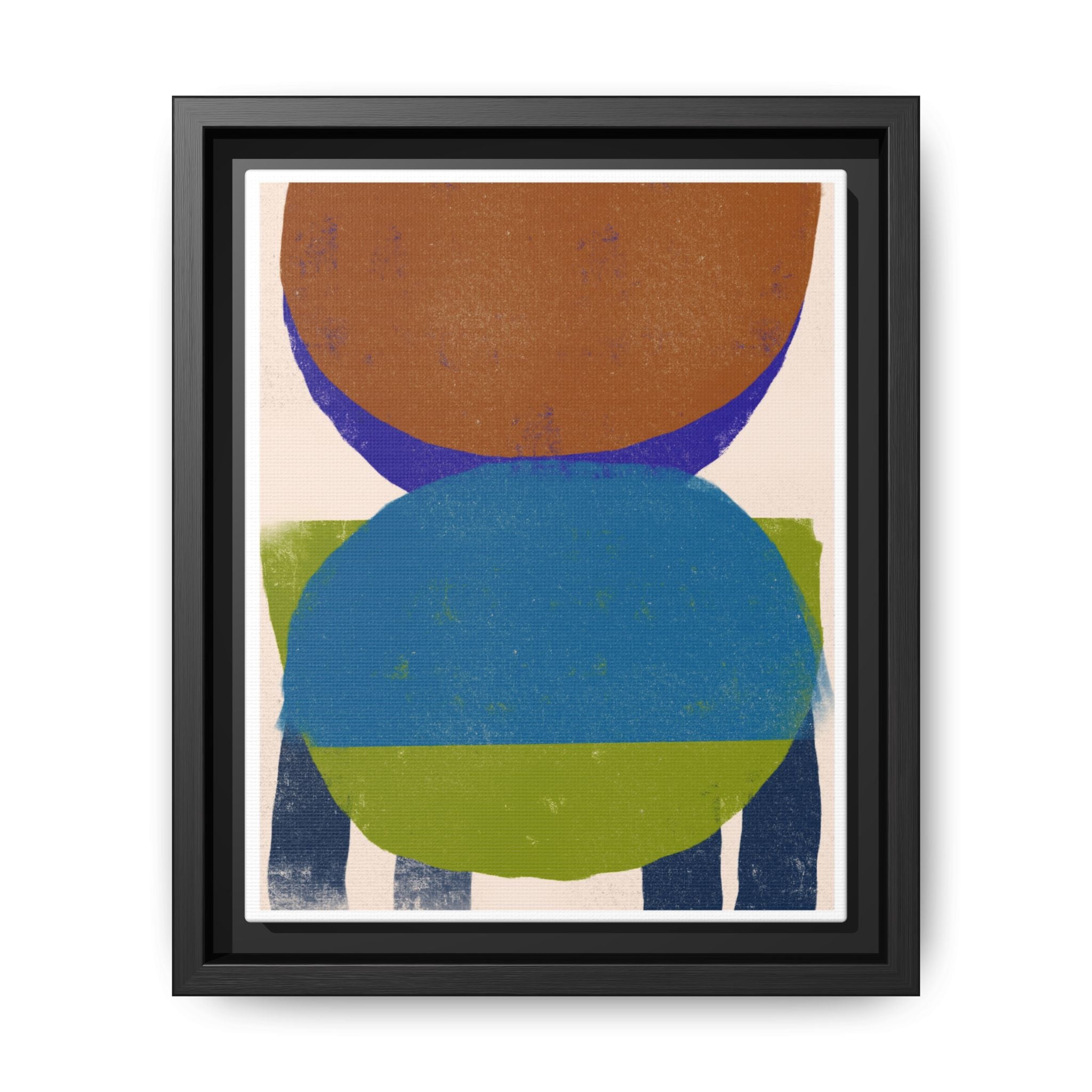 Azure Meadow Eclipse - Framed