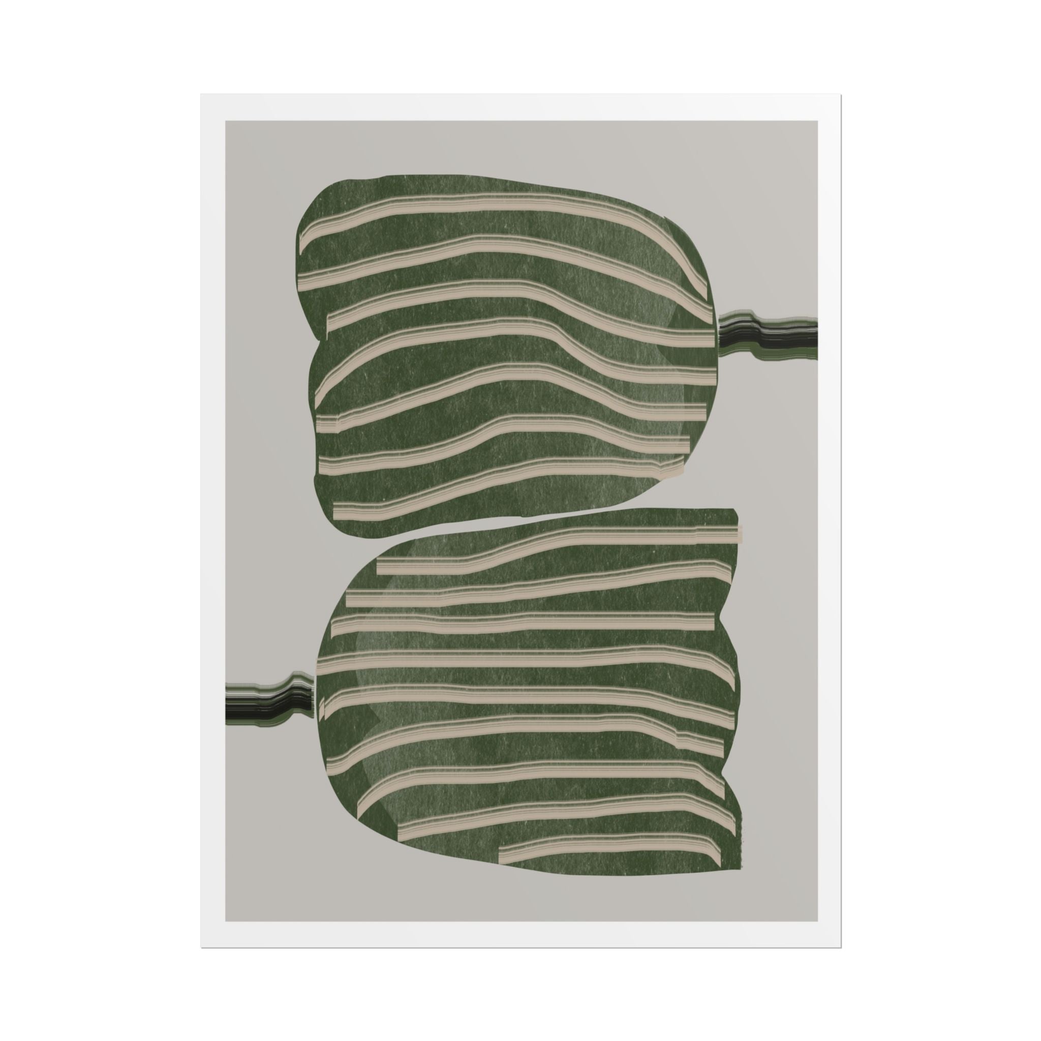 Verdant Echo Layers - Poster