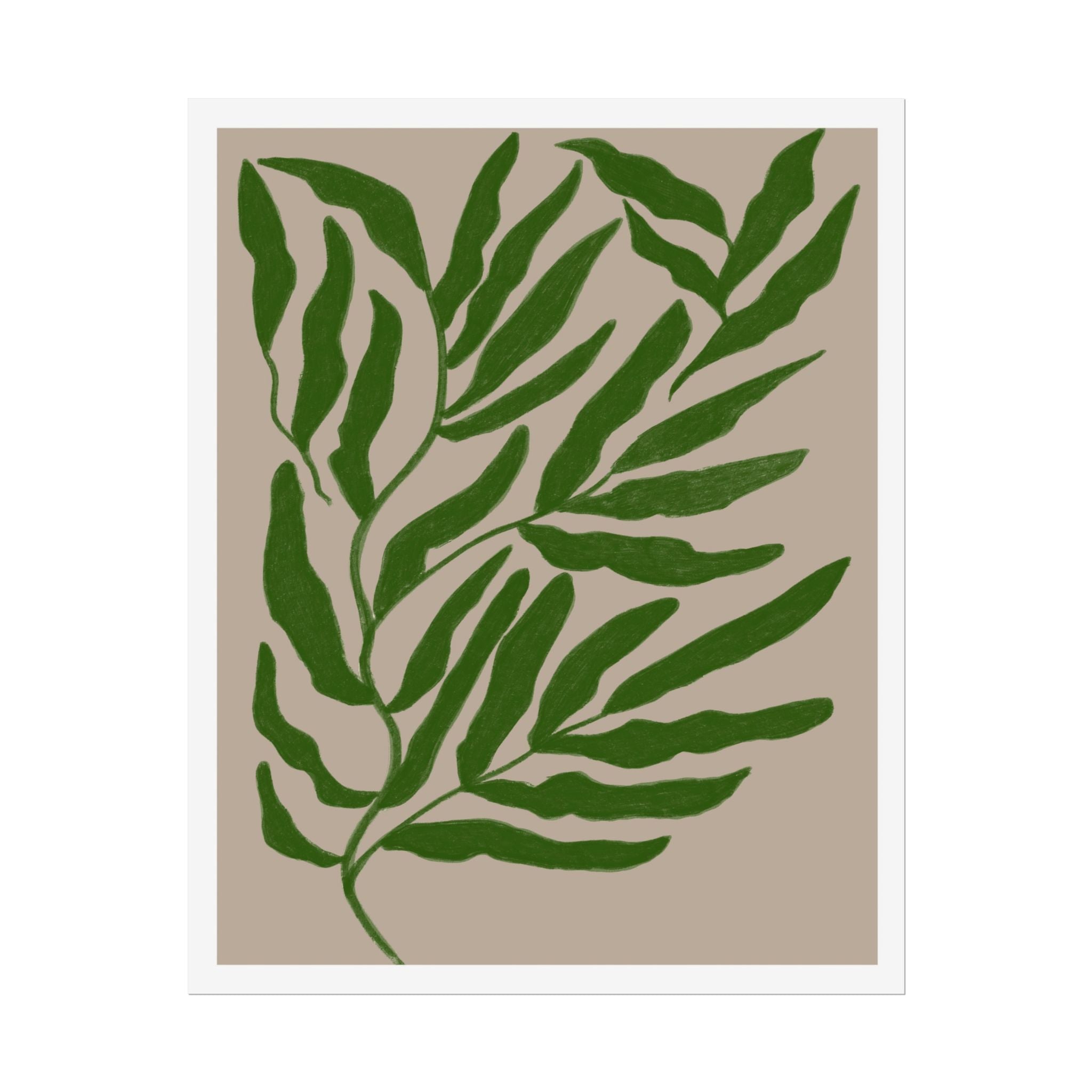 Emerald Canopy Drift - Poster