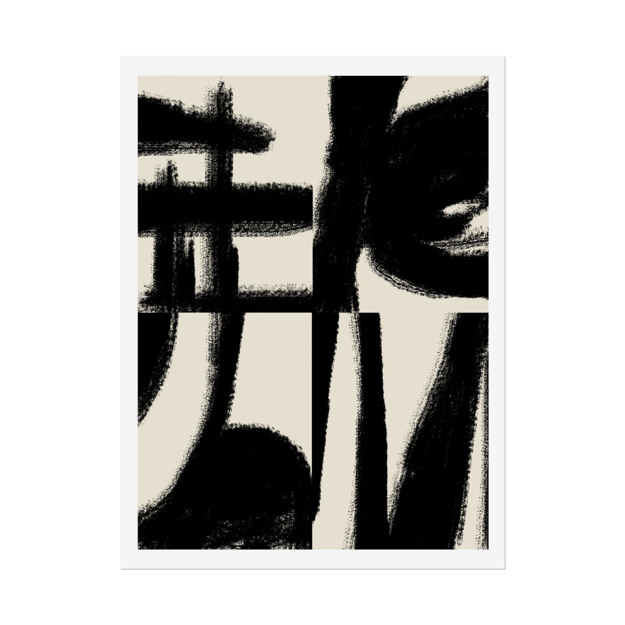 Midnight Gesture Fragments - Poster