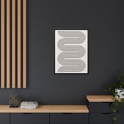 Monoline Rhythm Cascade - Framed