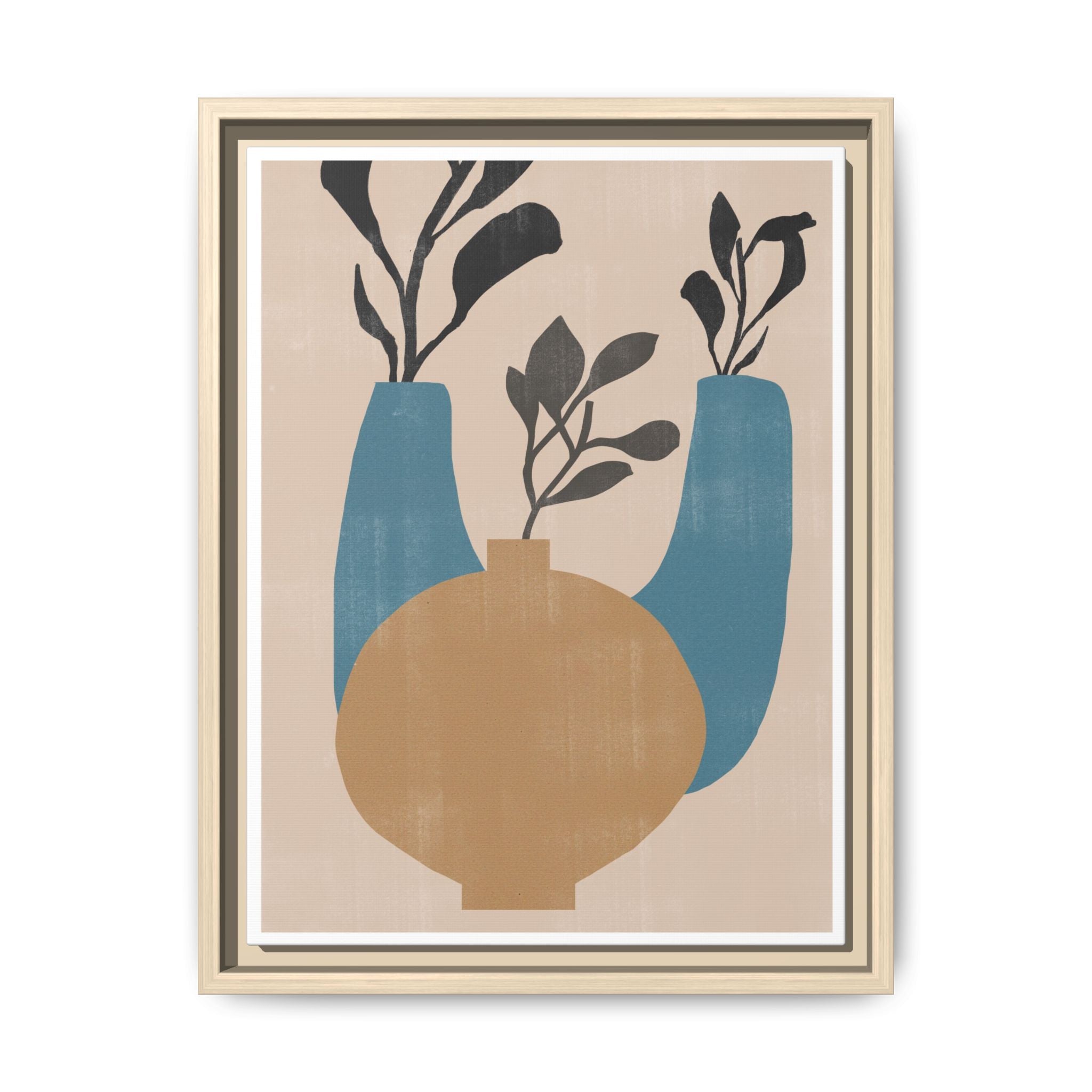 Azure Vessel Harmony - Framed