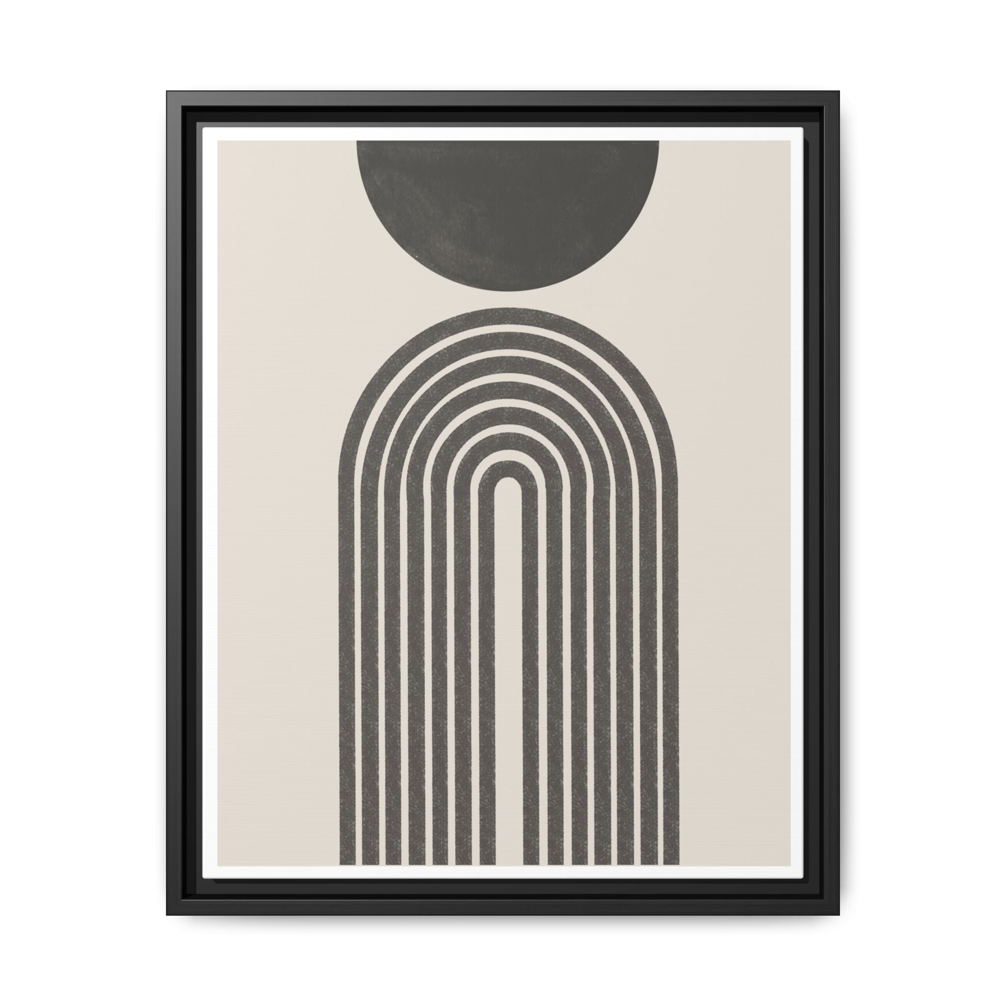 Obsidian Arch Resonance - Framed