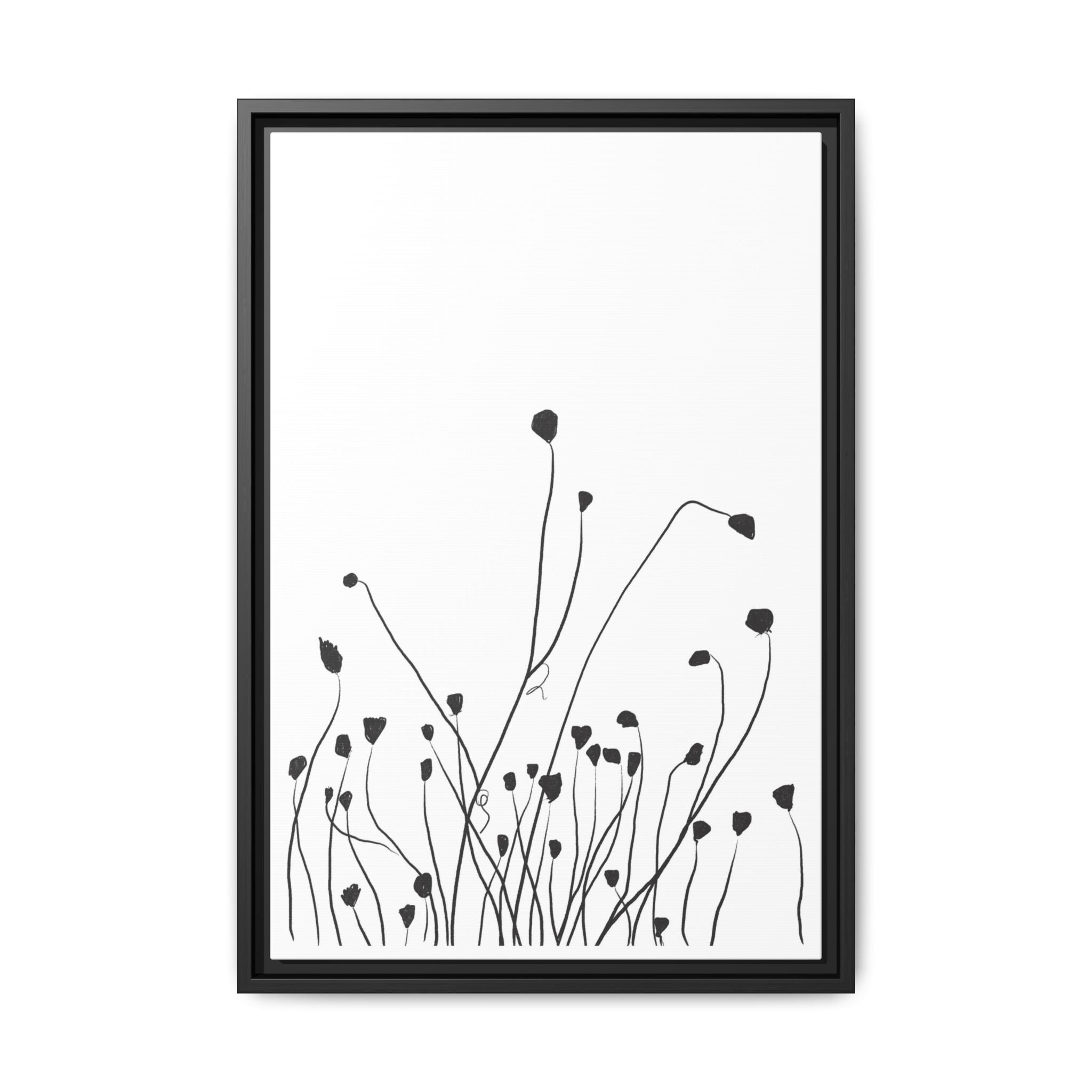Silent Bloom Horizon - Framed