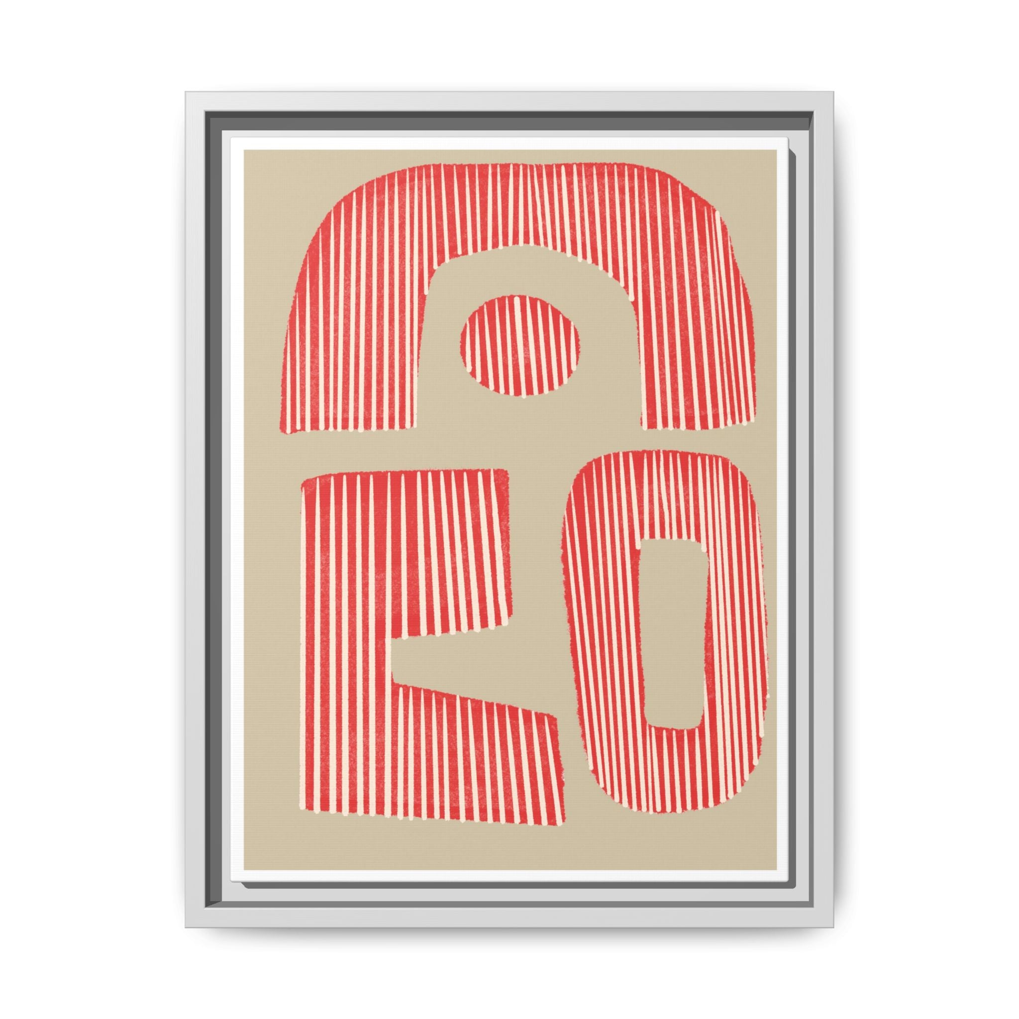 Coral Echo Forms - Framed