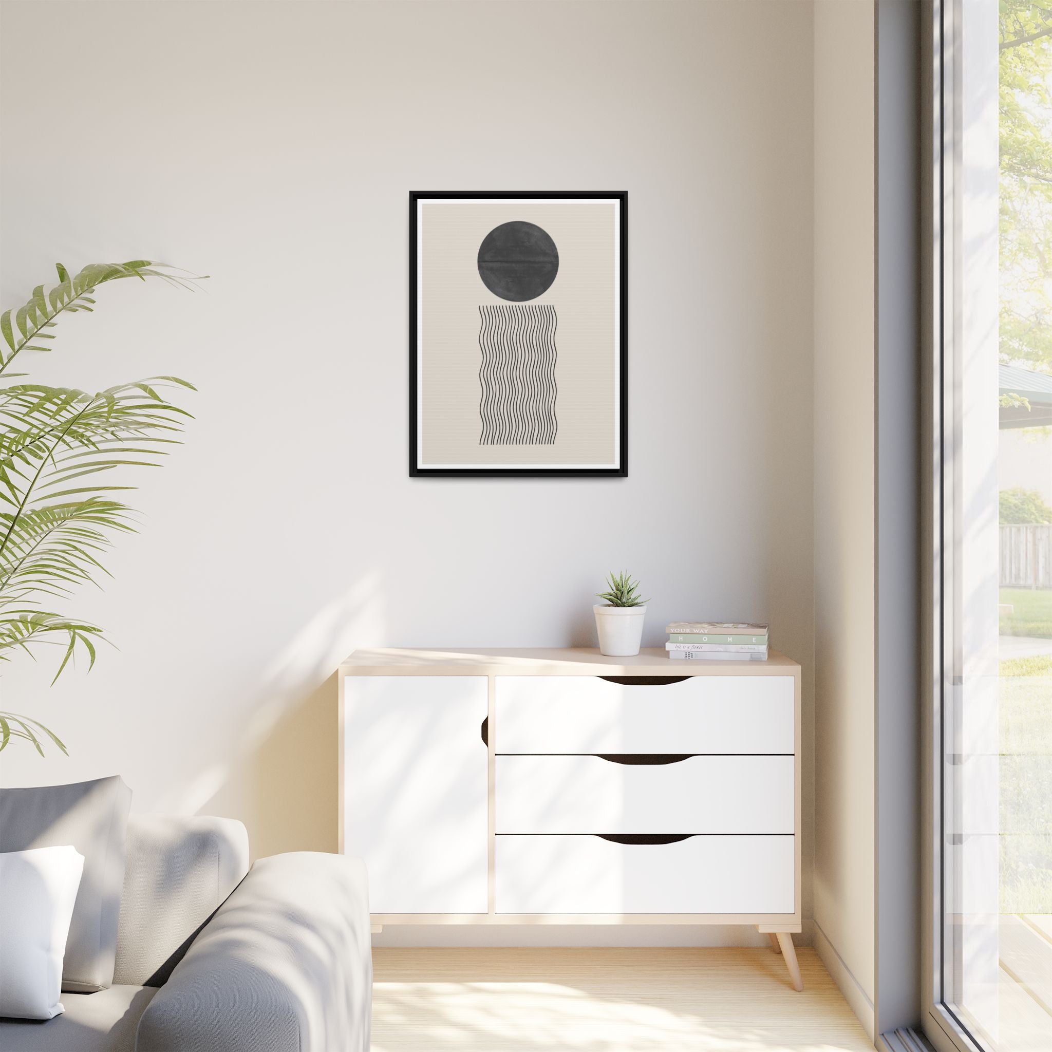 Celestial Wave Alignment - Framed