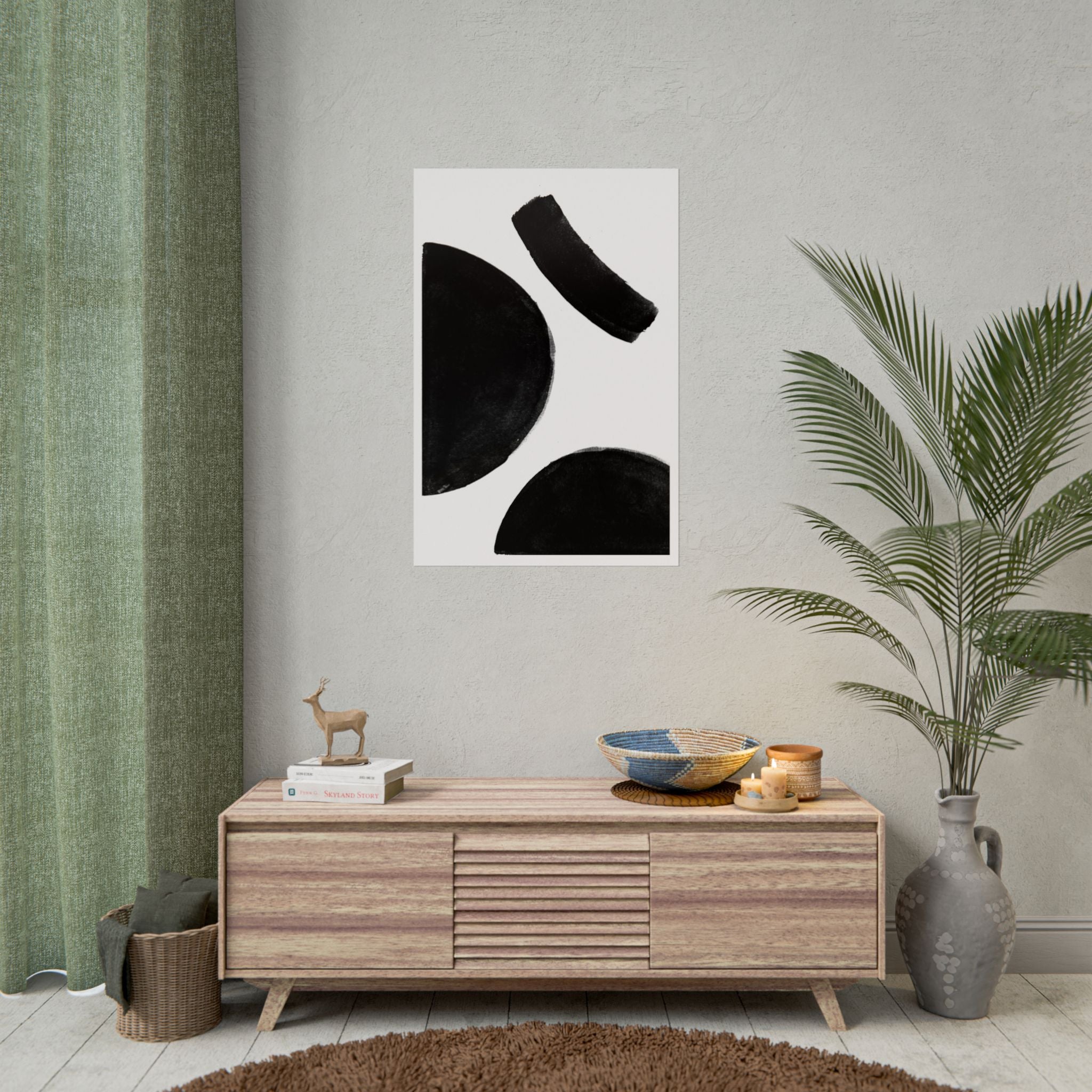Shadow Arc Composition - Poster
