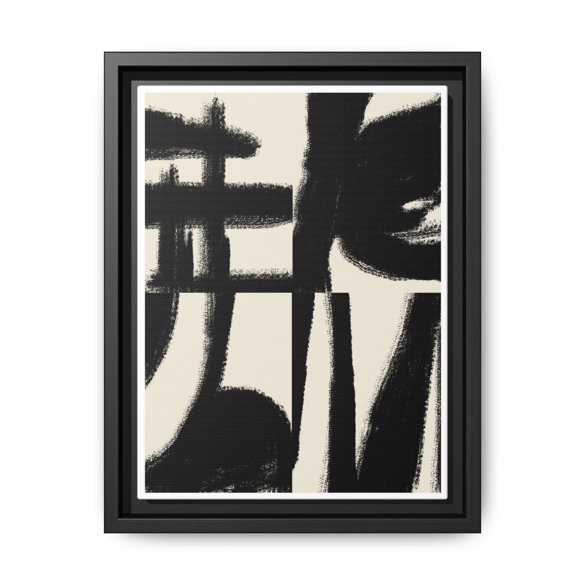 Midnight Gesture Fragments - Framed