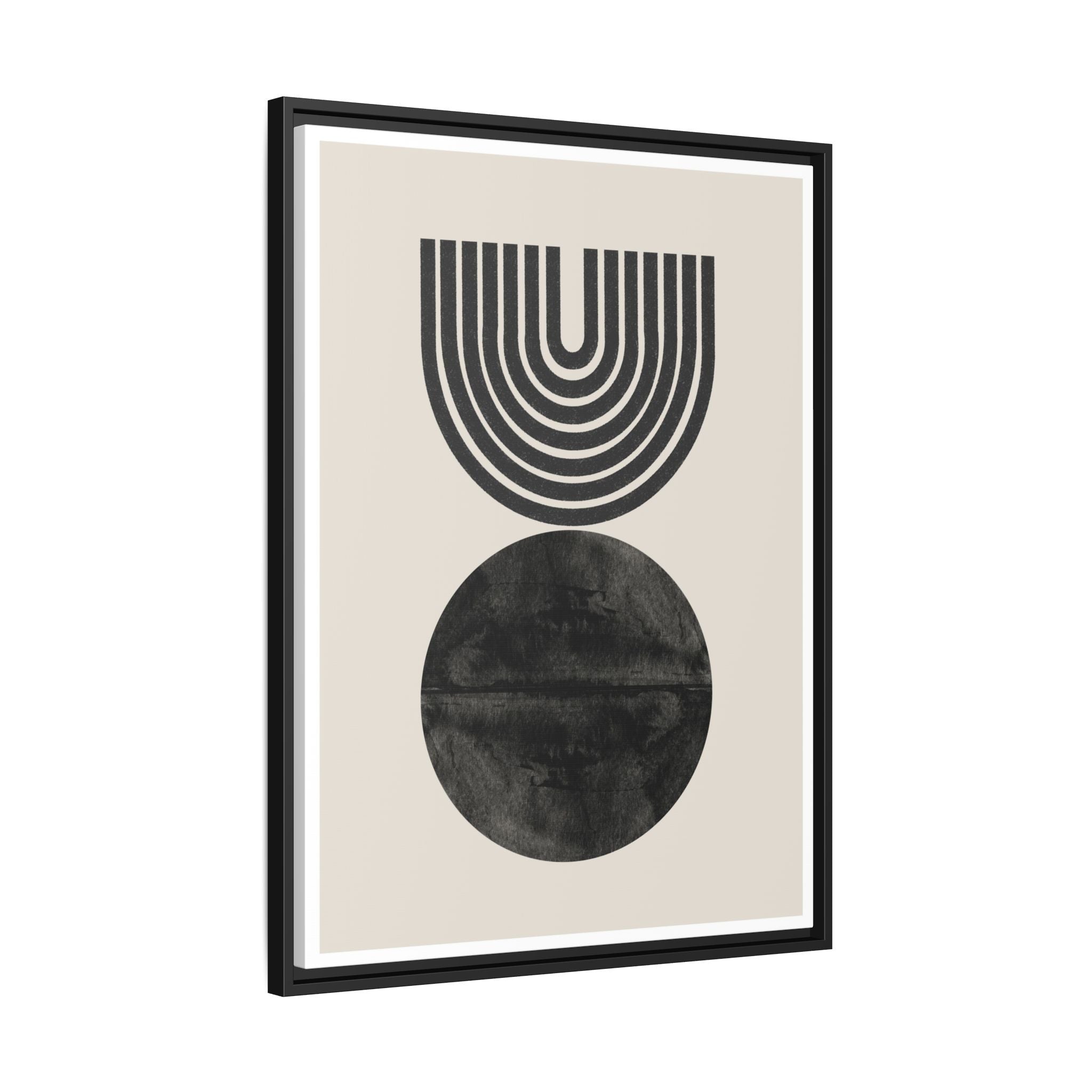 Obsidian Echo Arches - Framed