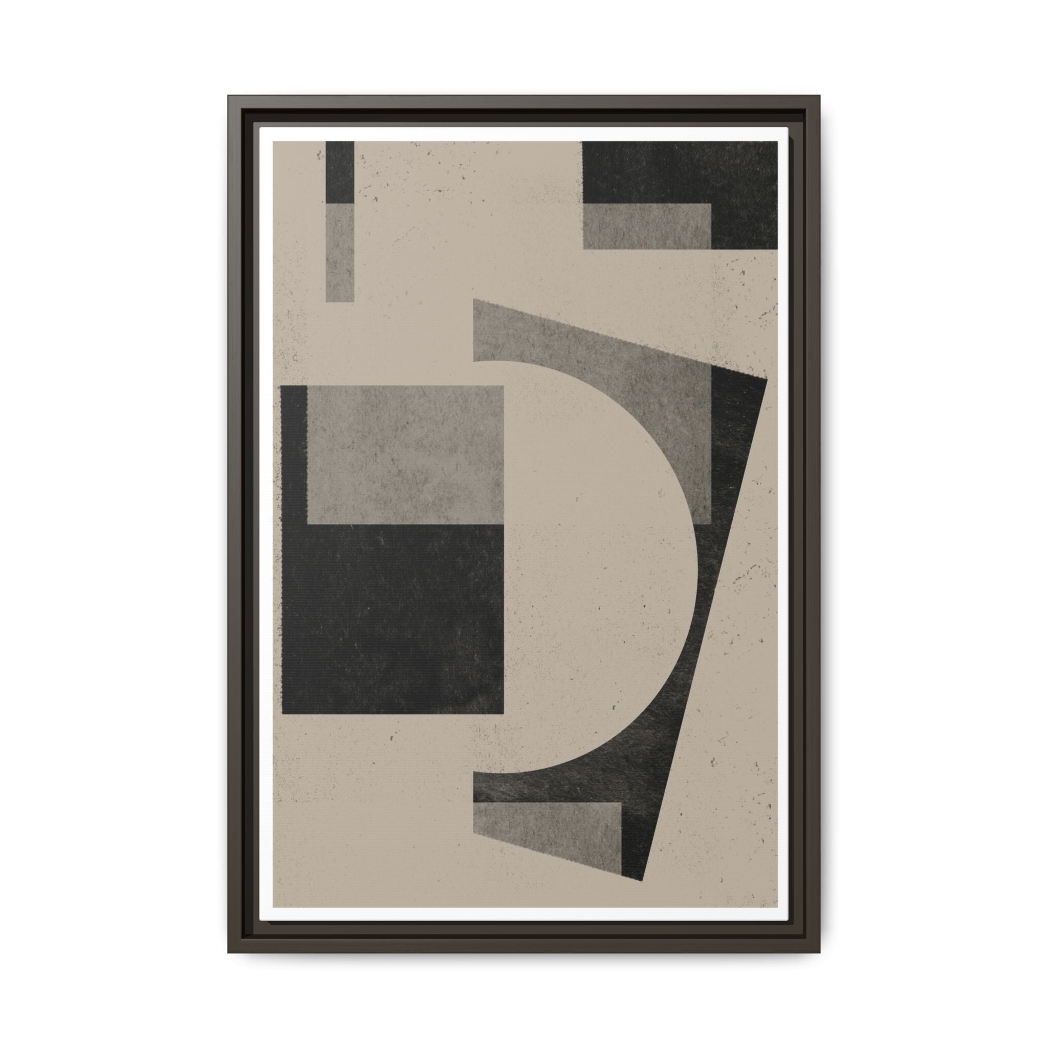 Obsidian Balance Study - Framed