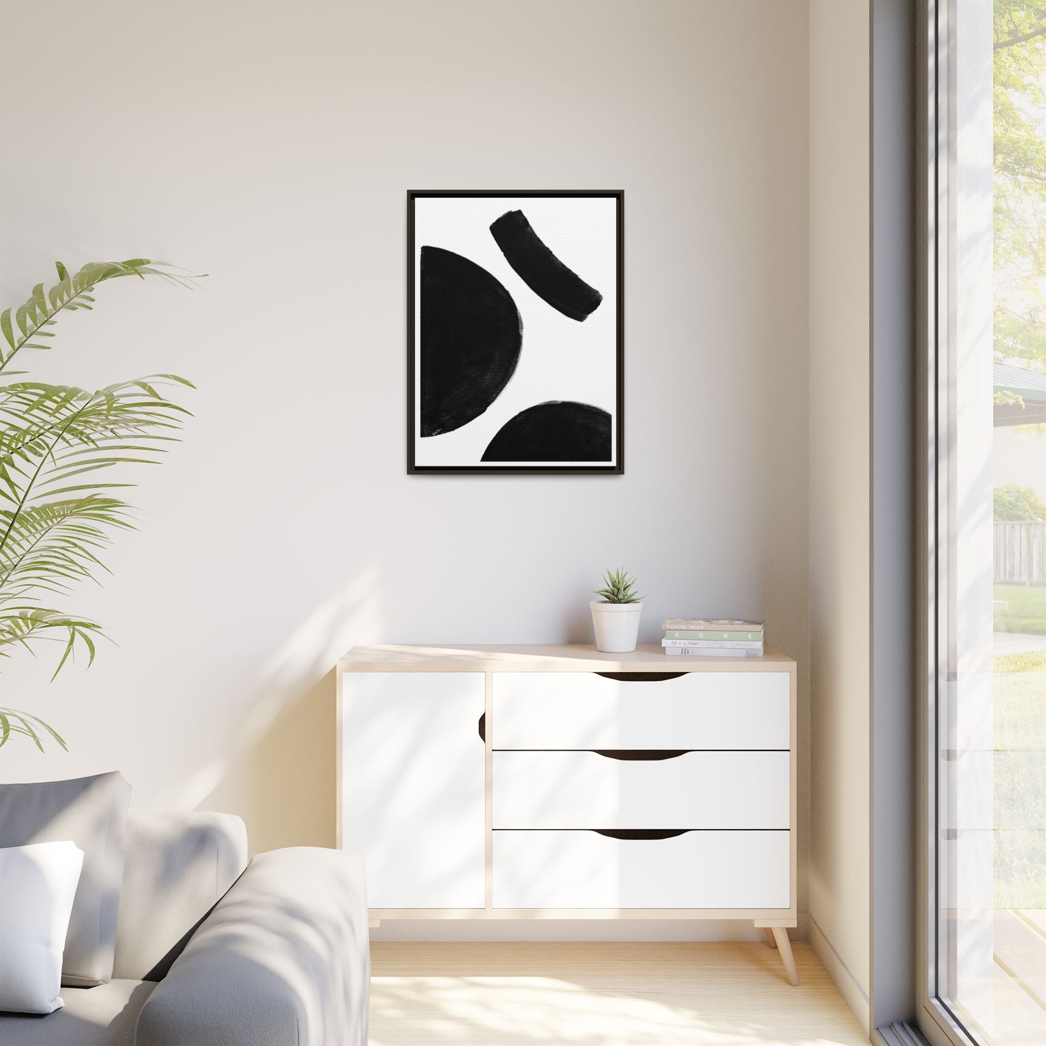 Shadow Arc Composition - Framed