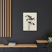 Velvet Bloom Silhouettes - Framed