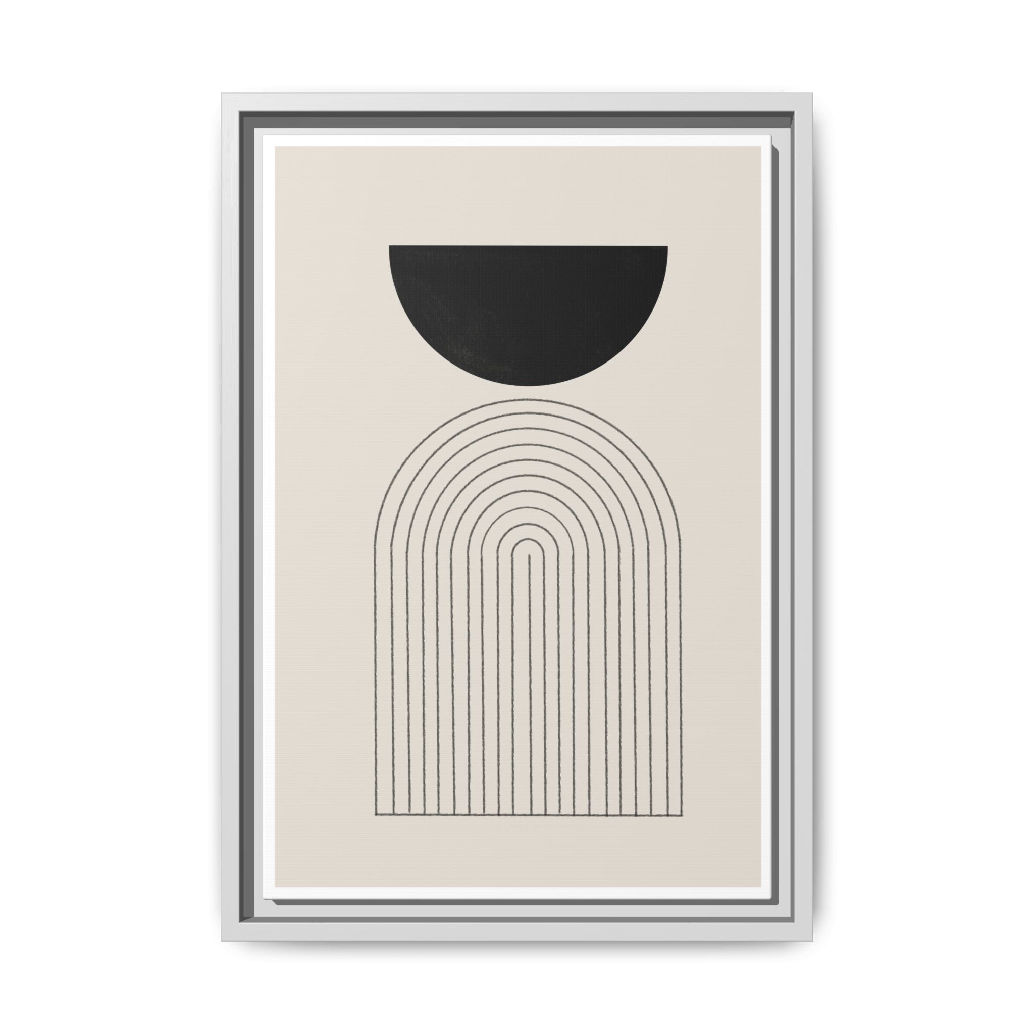 Midnight Portal Lines - Framed