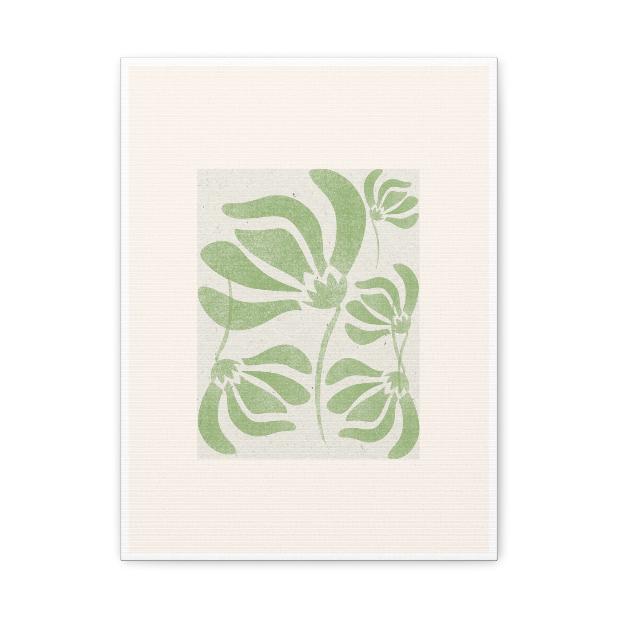 Verdant Bloom Harmony - Canvas