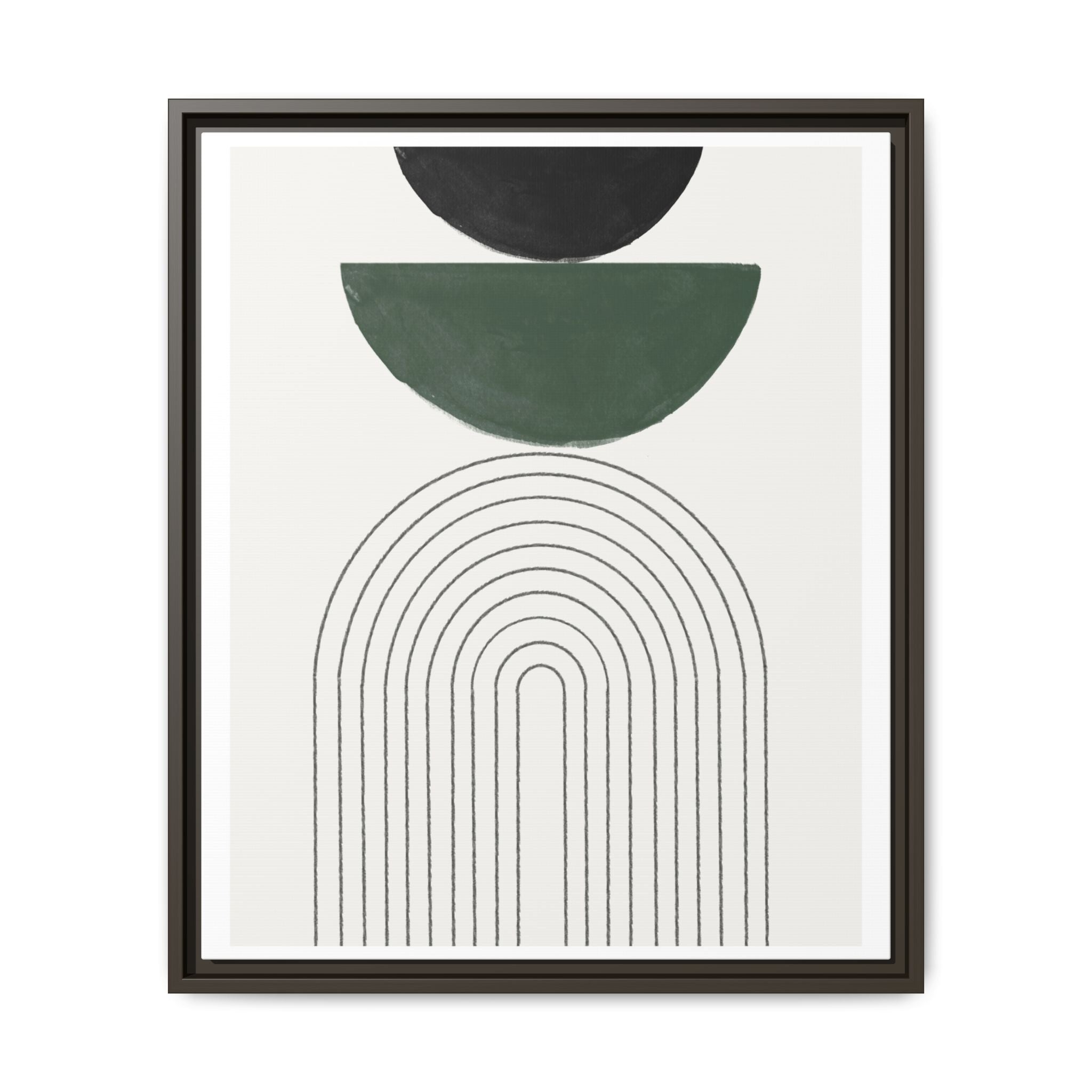 Emerald Arc Horizon - Framed