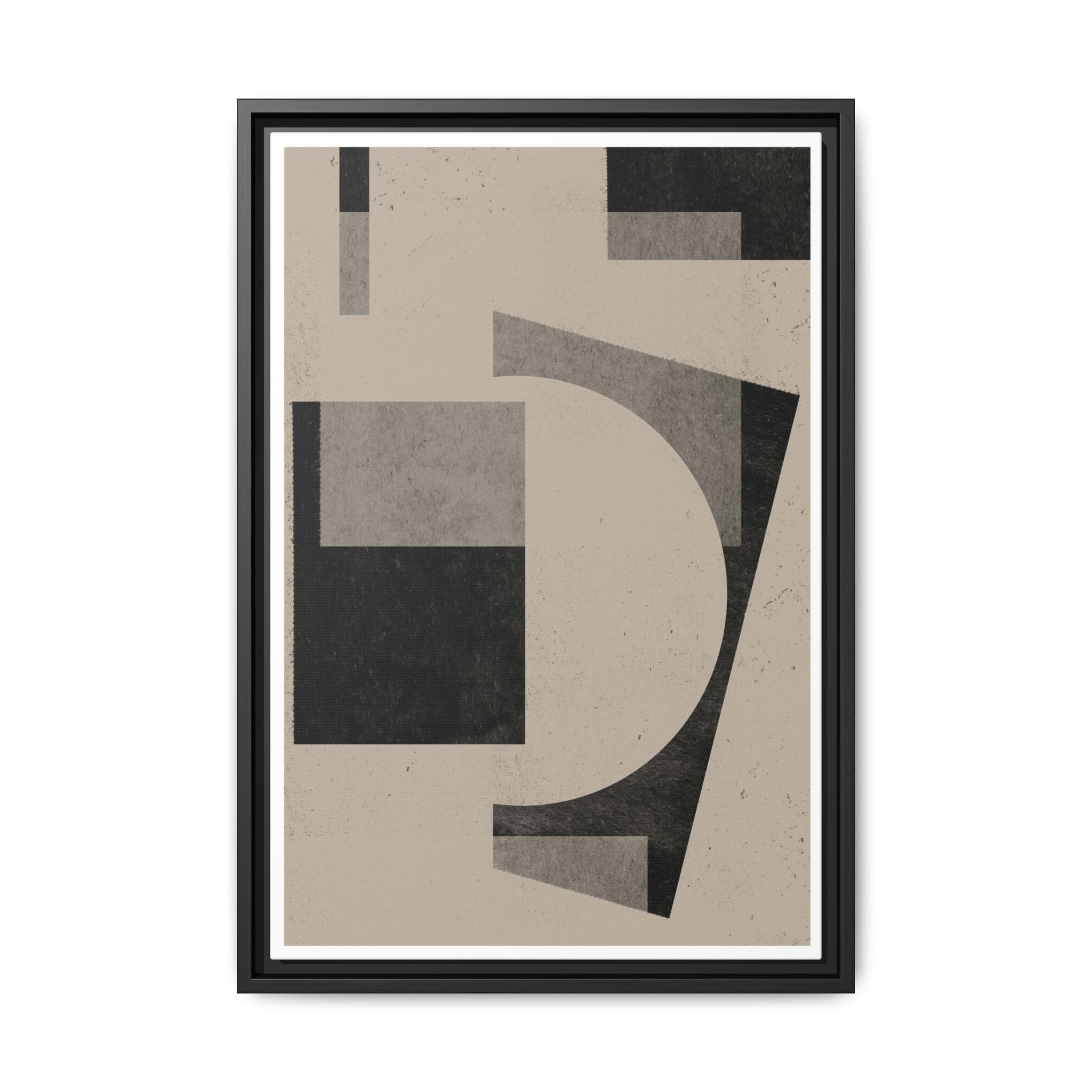 Obsidian Balance Study - Framed