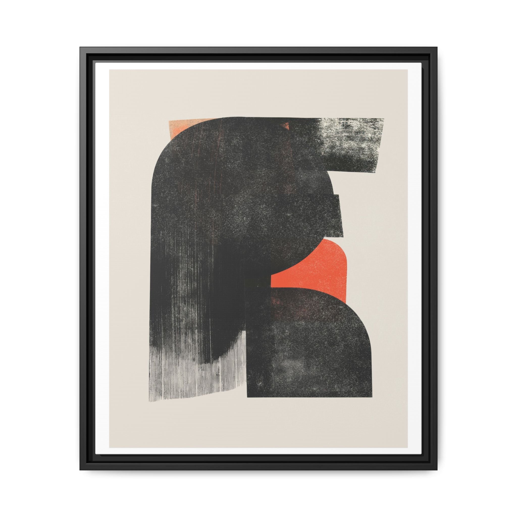 Ember Shadow Structure - Framed
