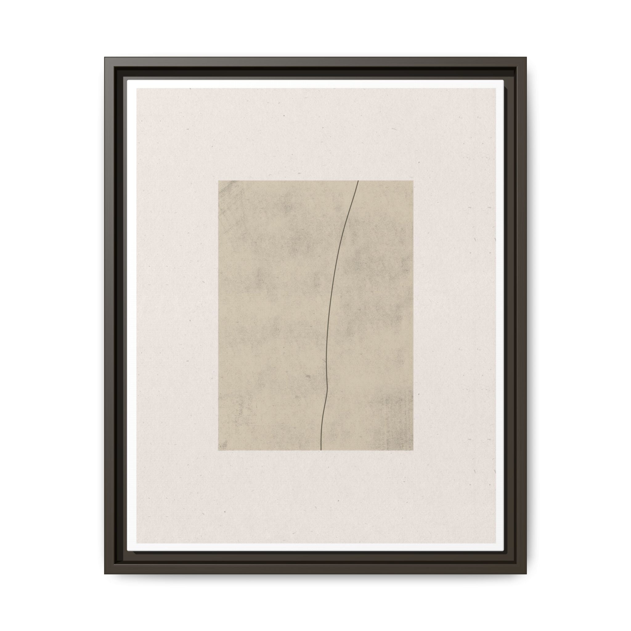 Quiet Contour Passage - Framed