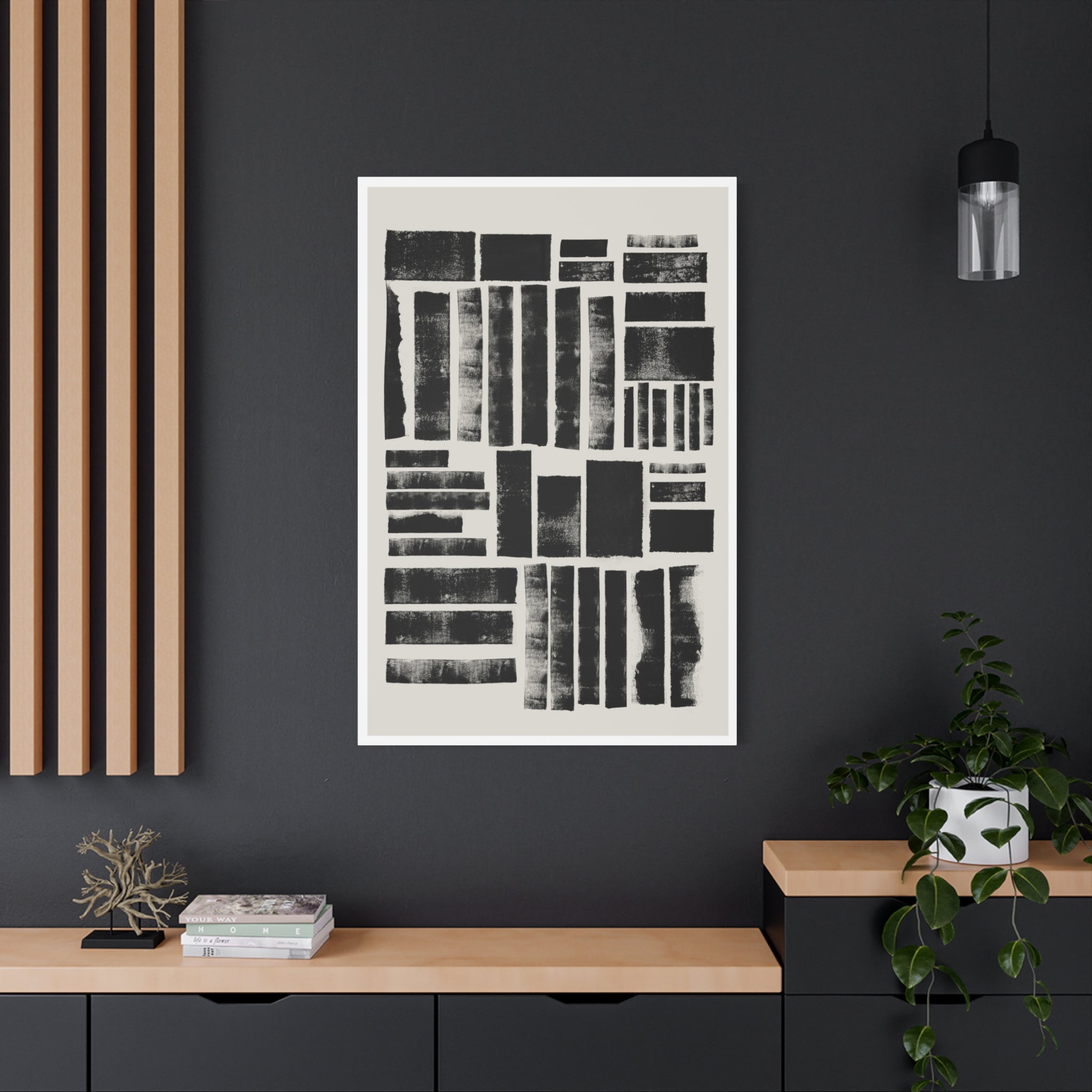 Midnight Rhythm Panels - Canvas