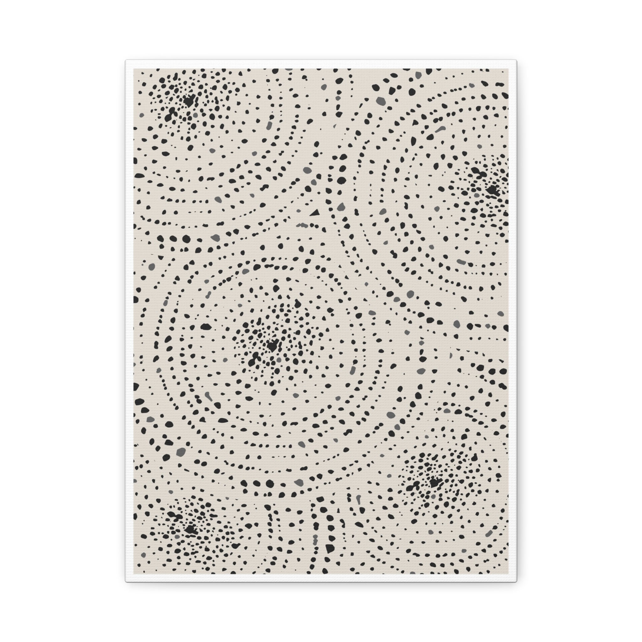 Celestial Pebble Drift Patterns - Canvas