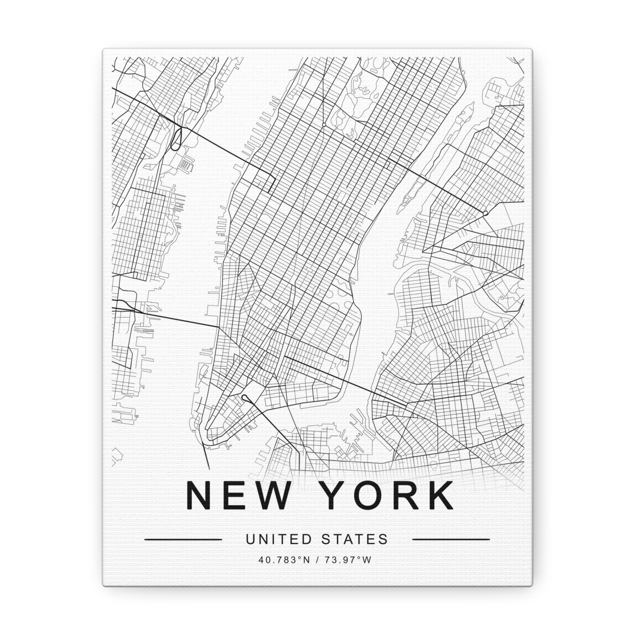 Metropolitan Gridline Reverie - Canvas