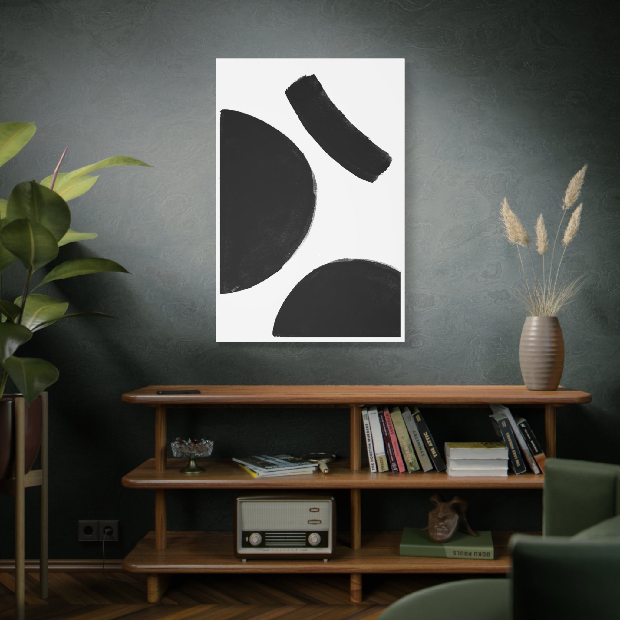Shadow Arc Composition - Canvas