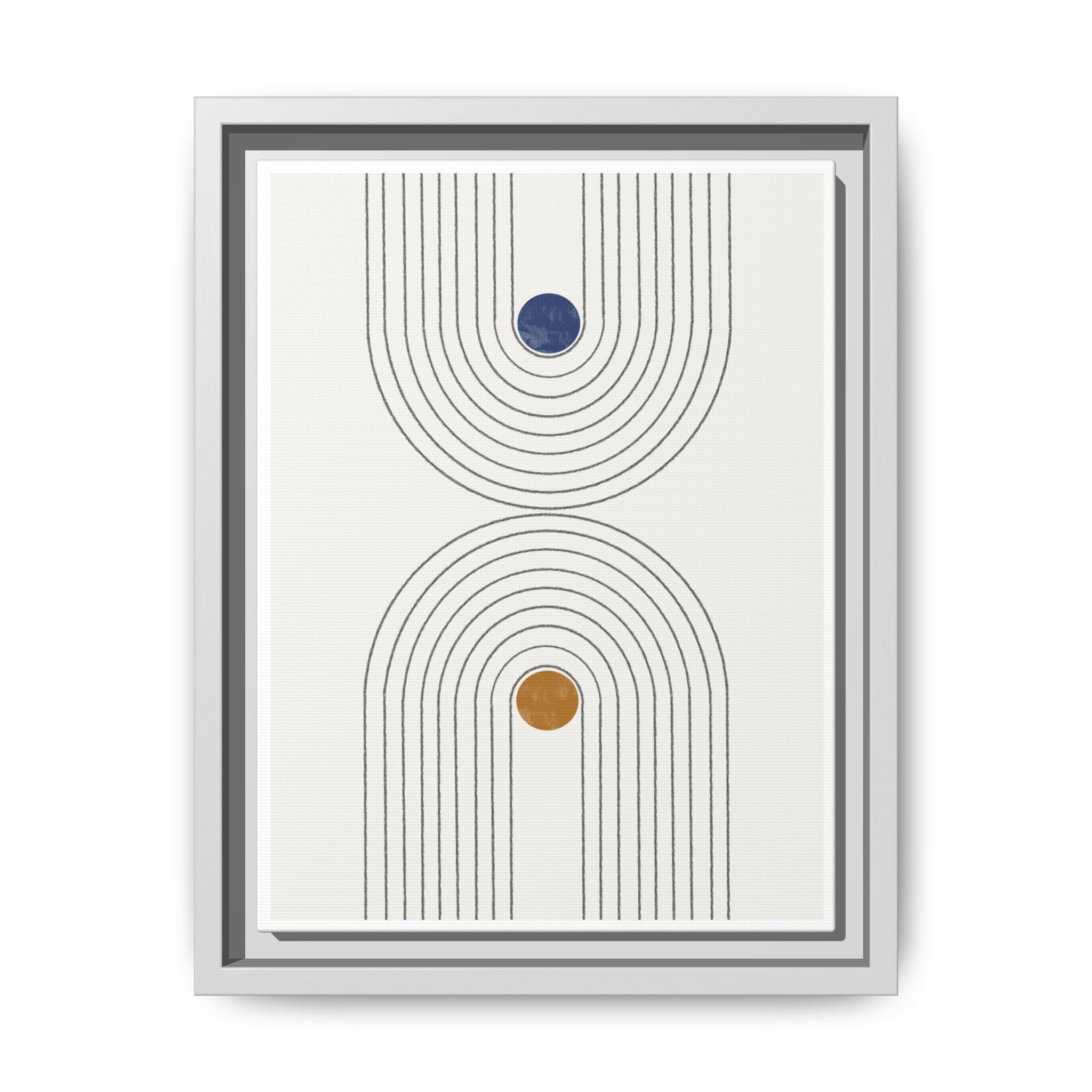 Dual Orbit Rhythm - Framed