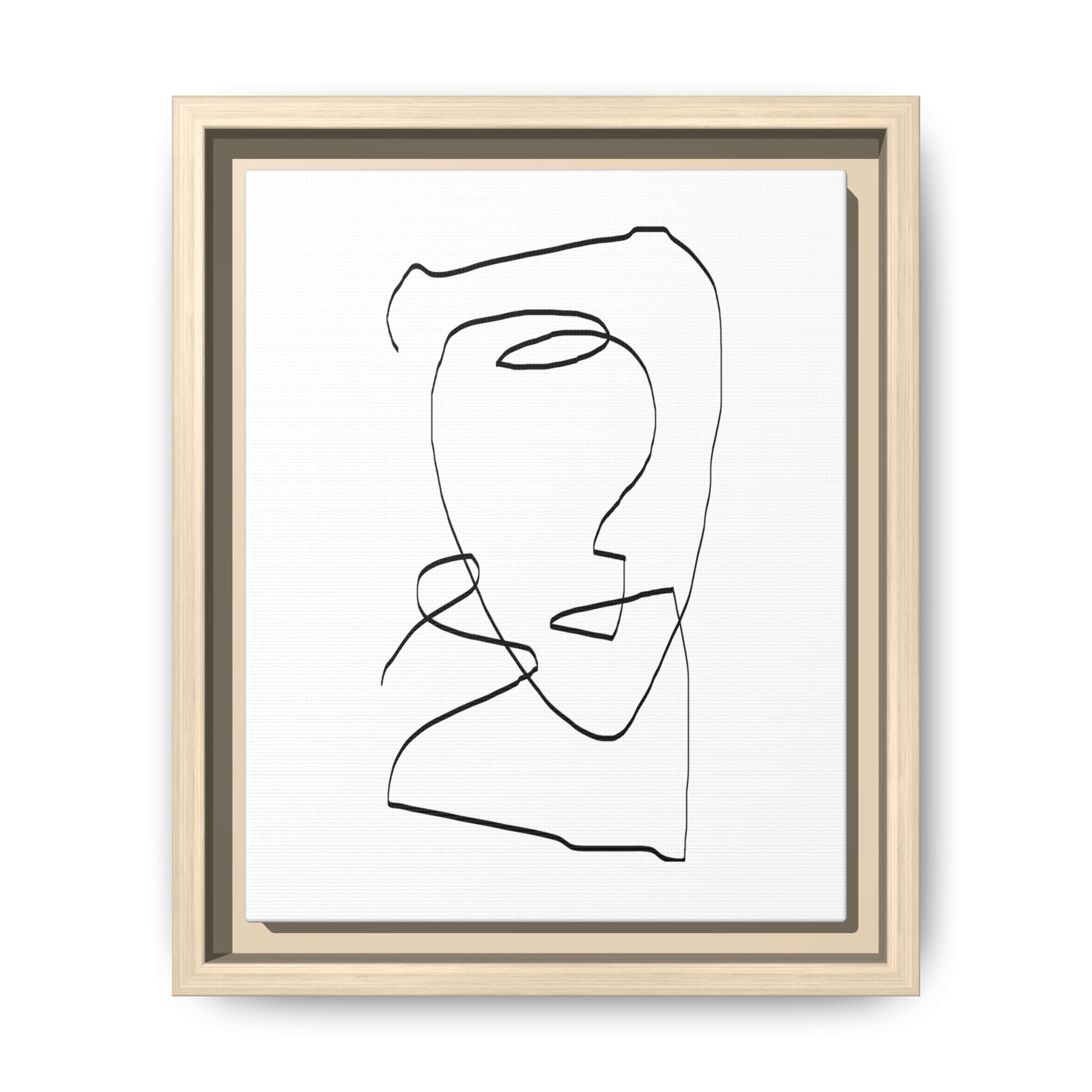 Silent Contour Reverie - Framed