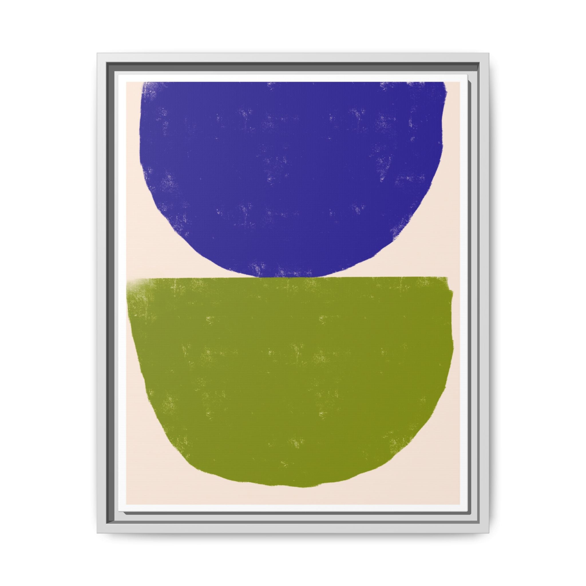 Cobalt Meadow Balance - Framed