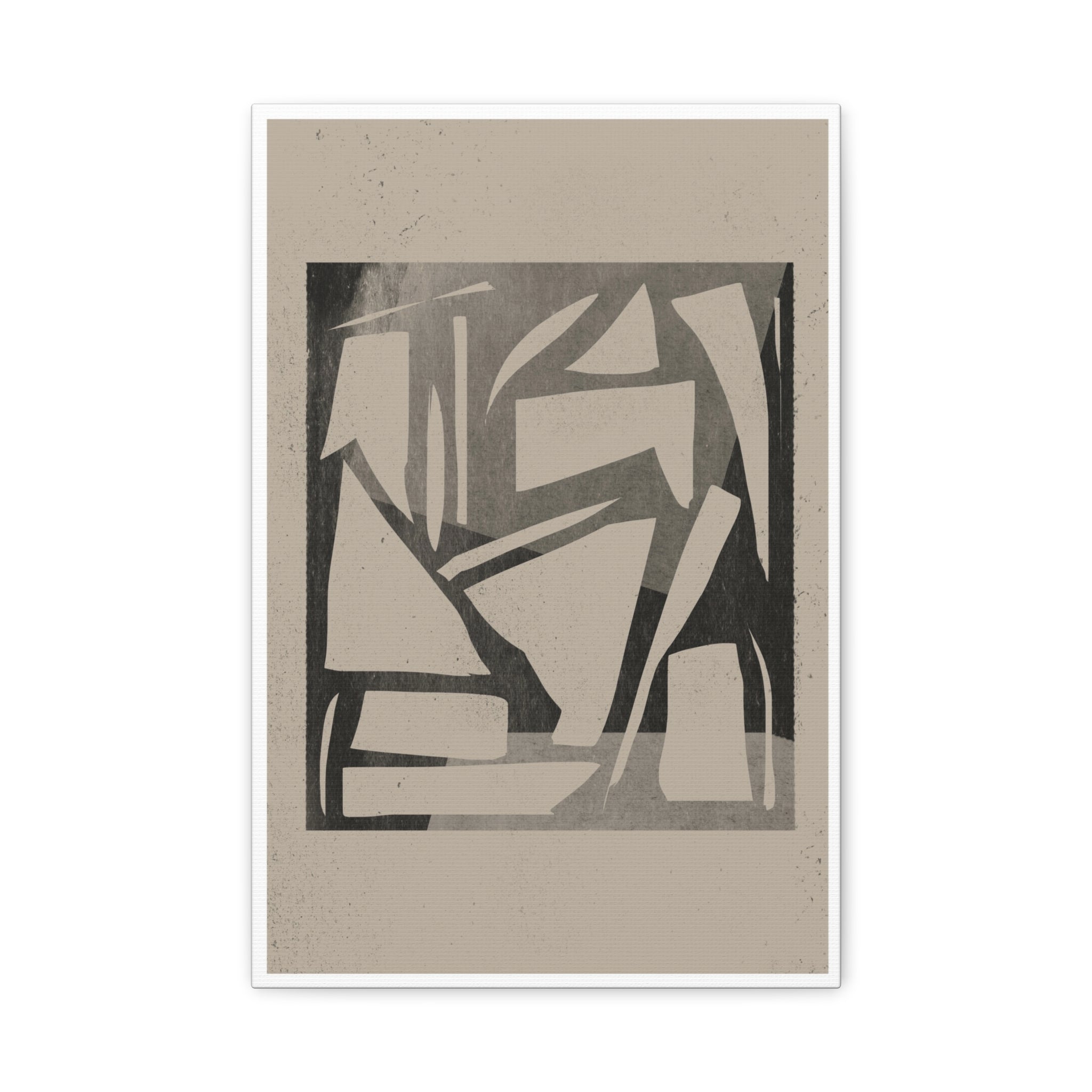 Shadow Fragment Rhythm Study - Canvas