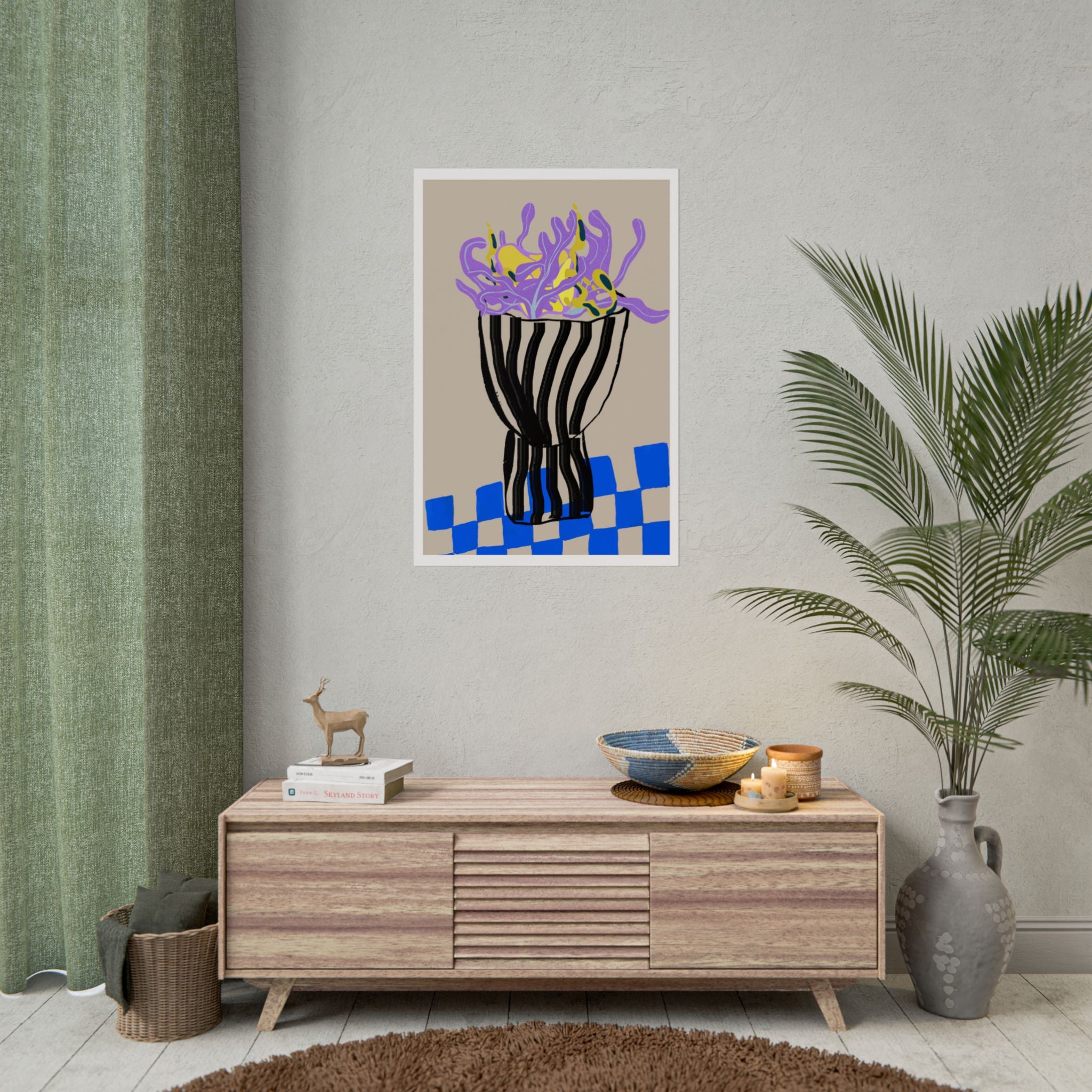 Lavender Coral Mirage - Poster