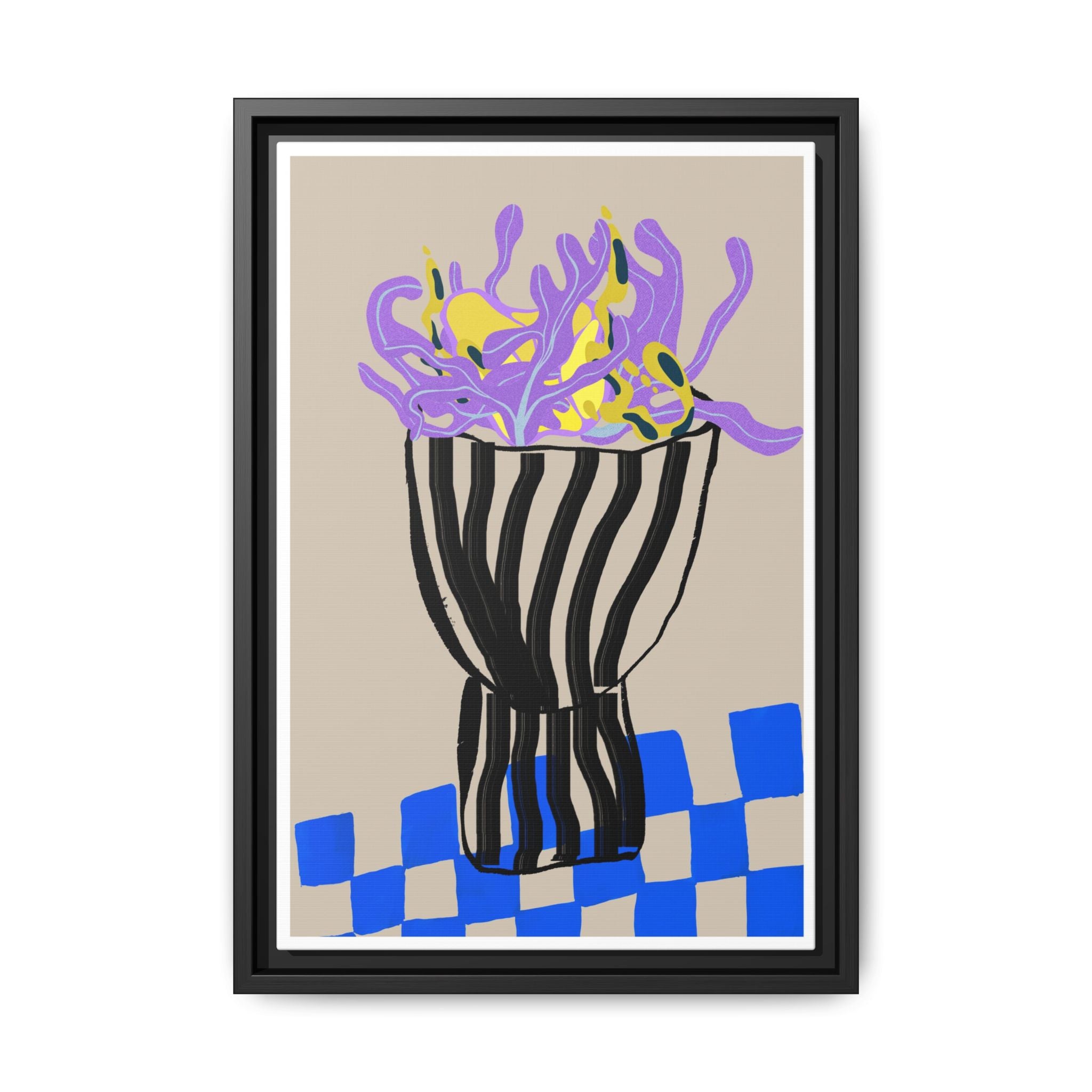 Lavender Coral Mirage - Framed