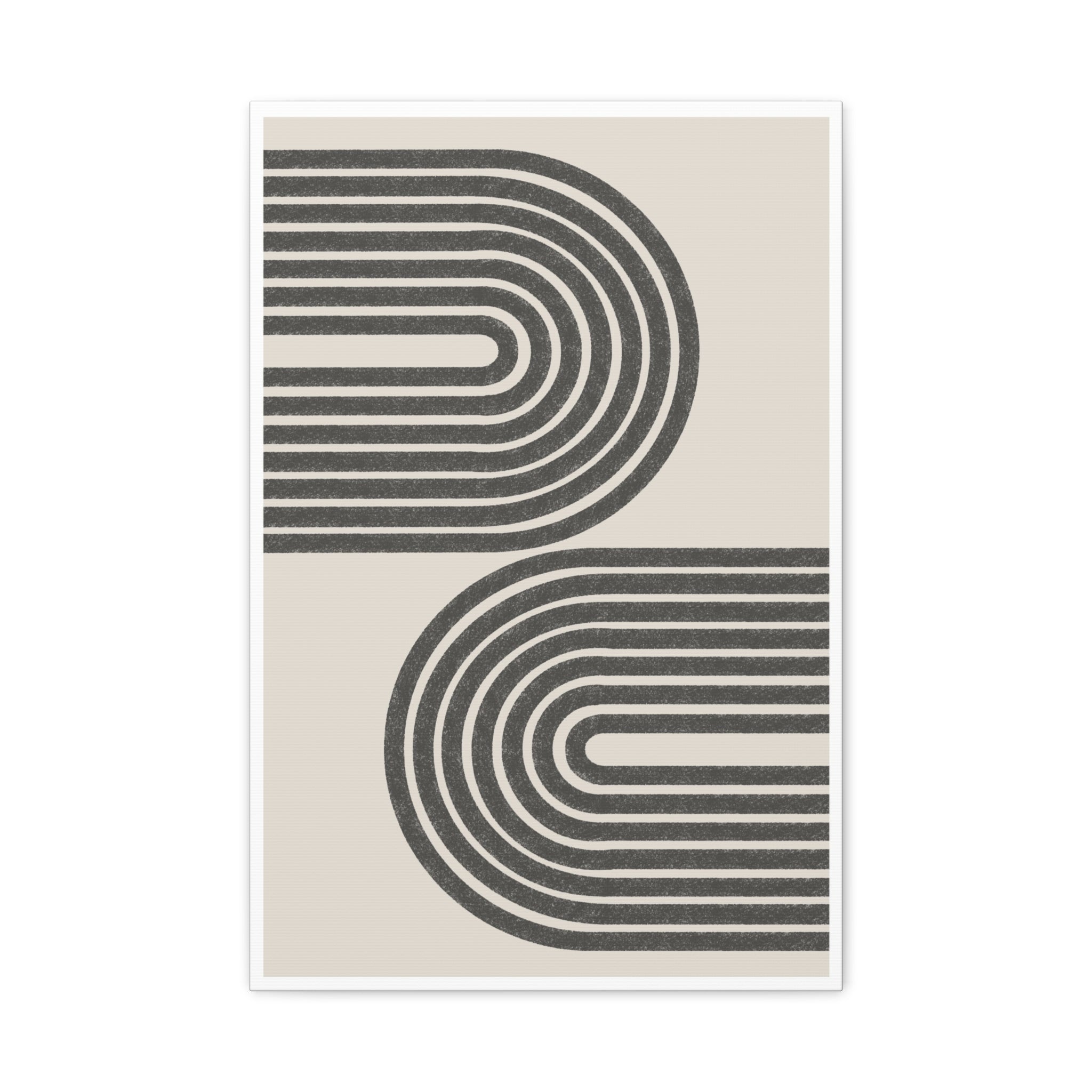 Twin Horizon Currents - Canvas
