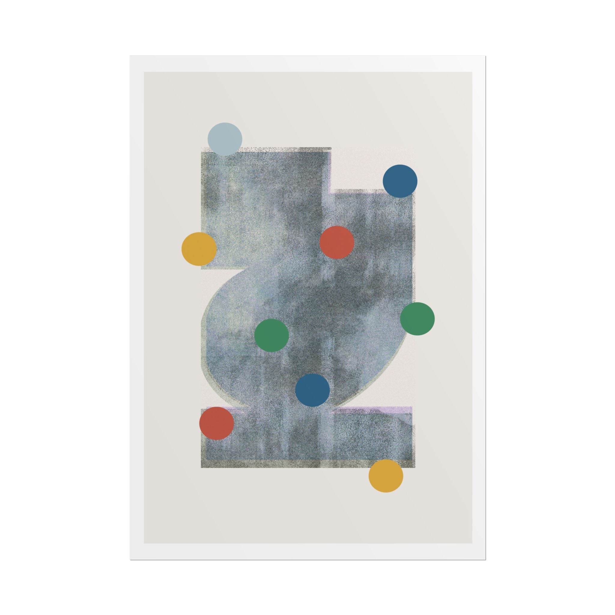 Muted Geometry Reverie - Poster