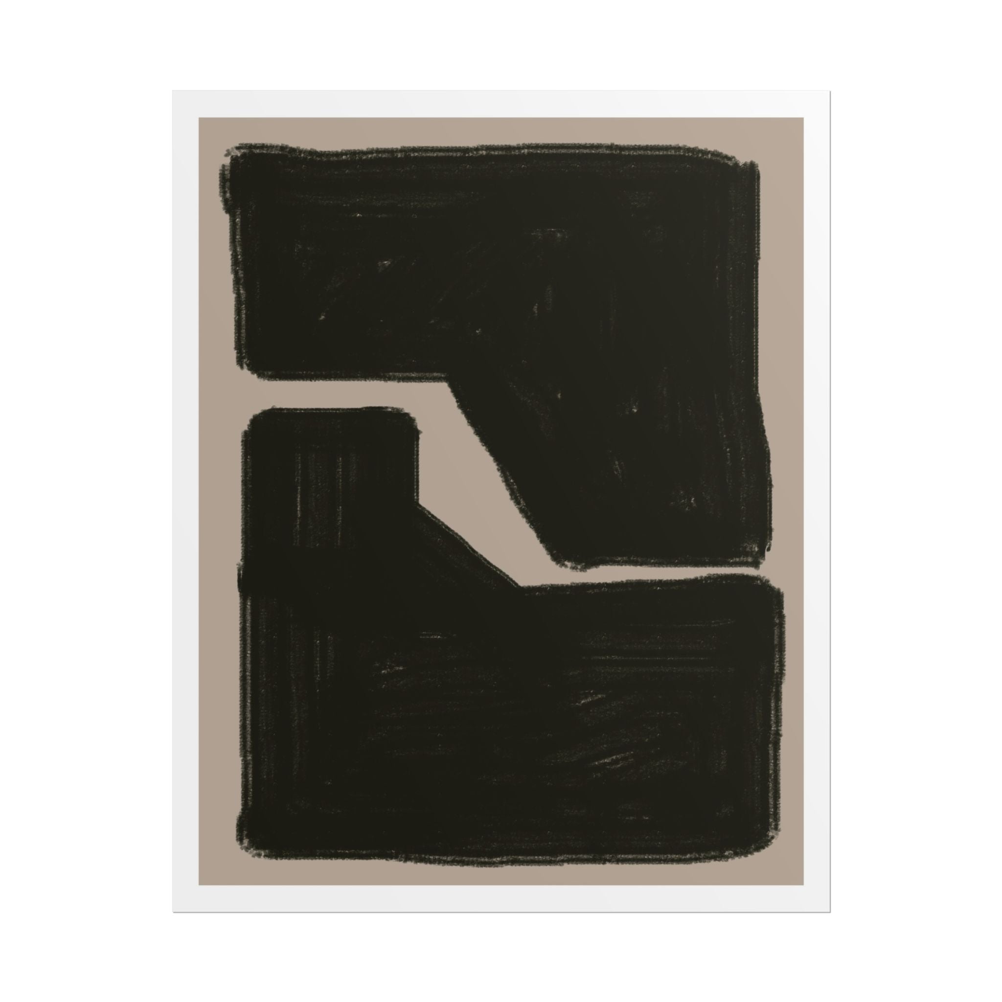 Midnight Geometry Passage - Poster