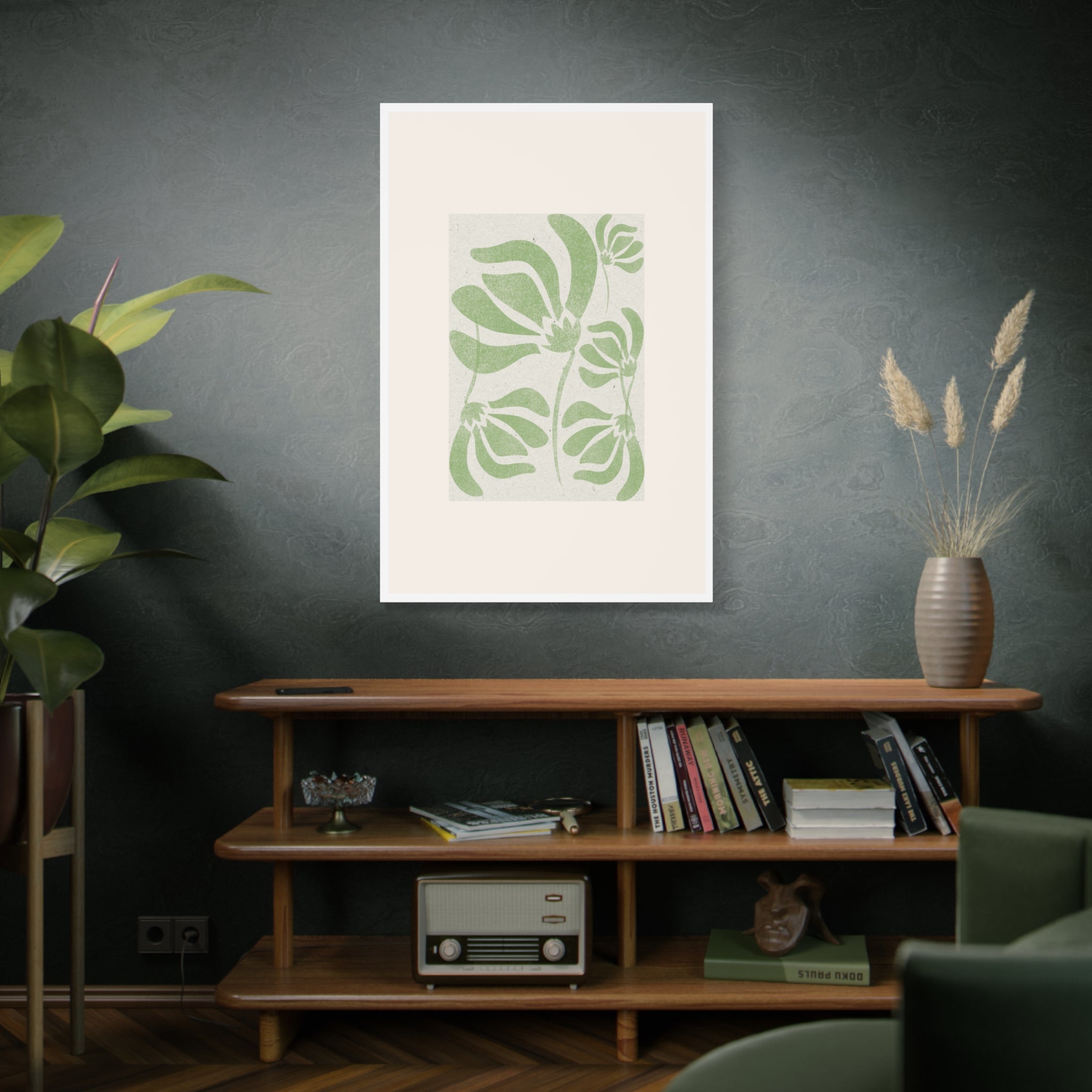 Verdant Bloom Harmony - Canvas